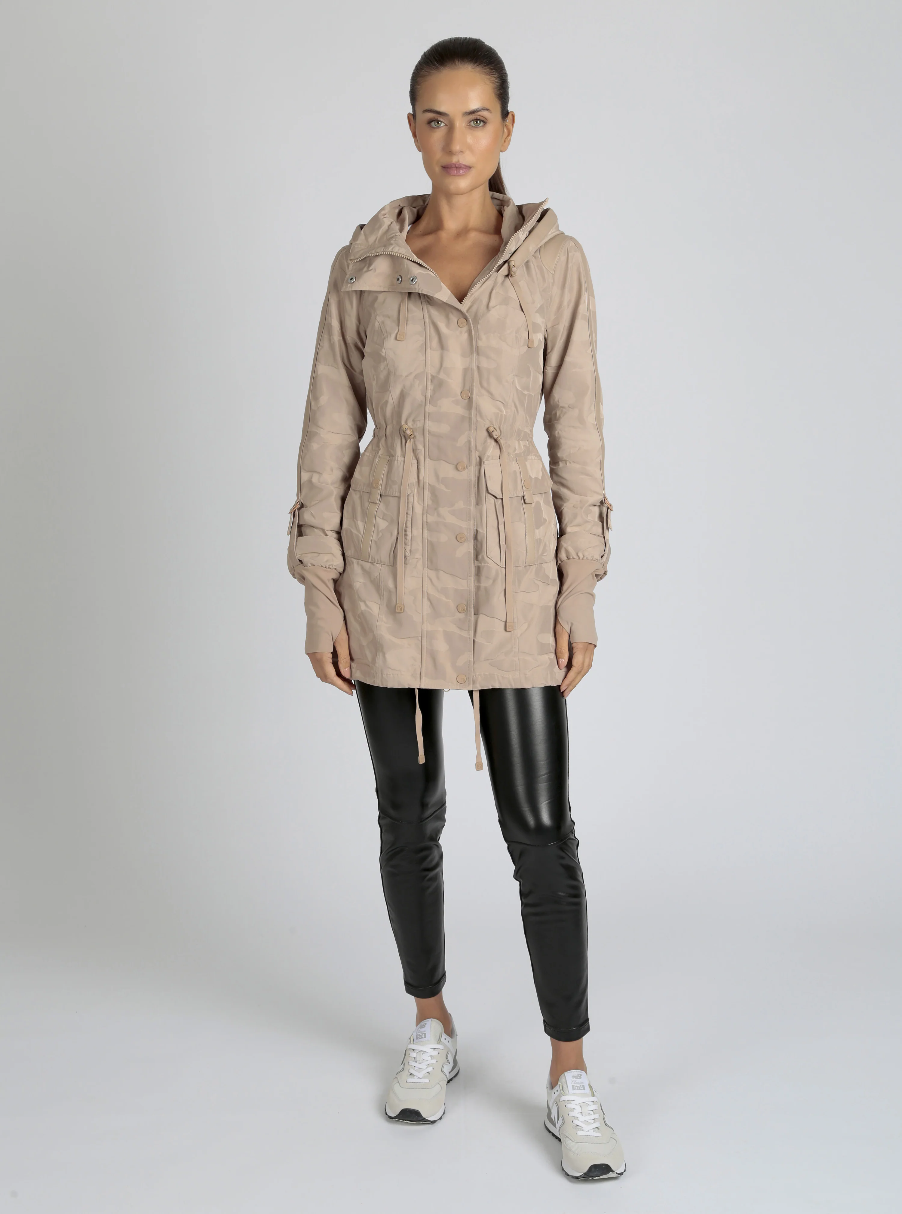 $99 Camo Anorak- Warm Taupe FINAL SALE - Image 4