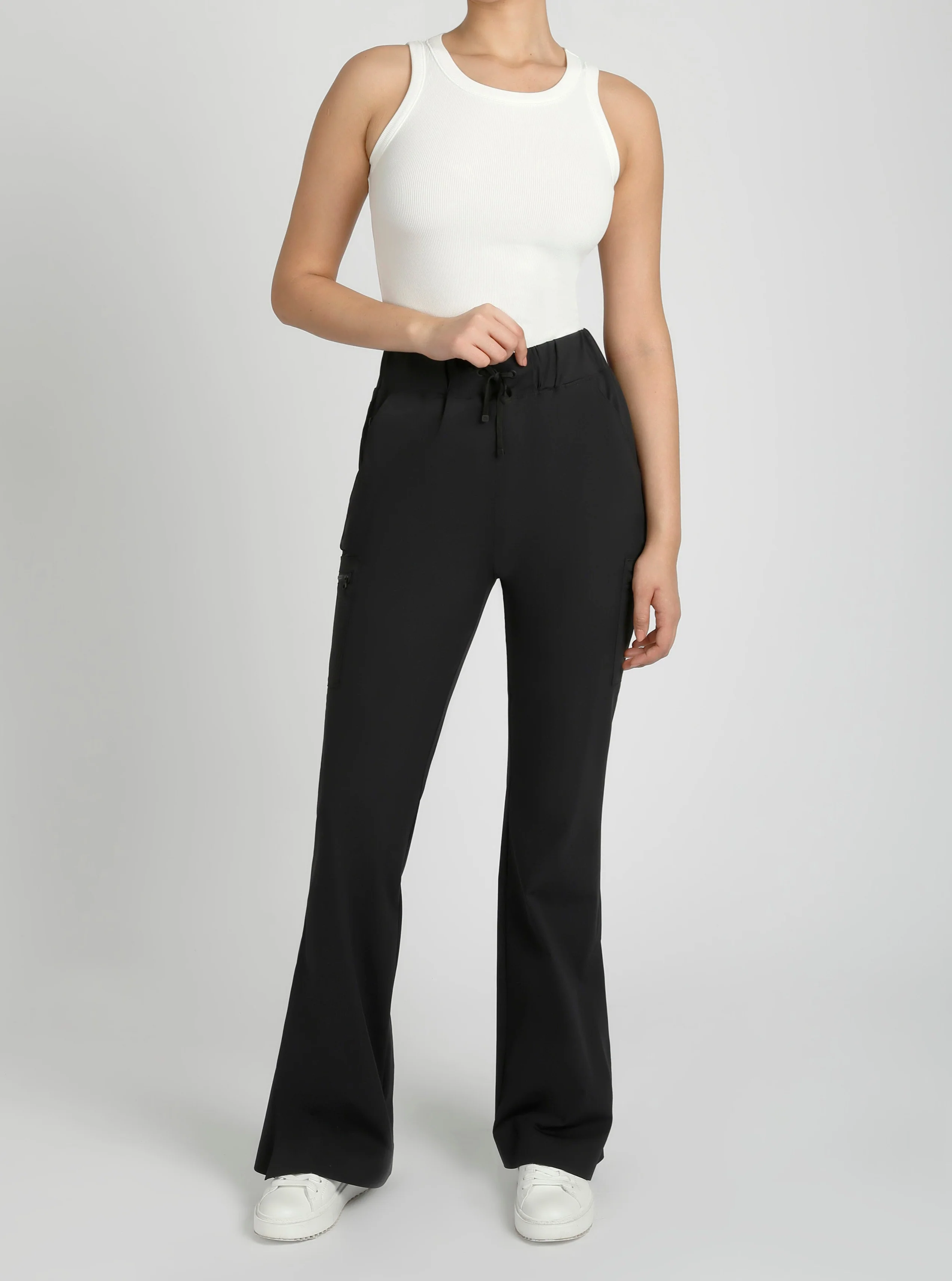 $99 Tectonic Kick Flare Pant - Black FINAL SALE - Image 4