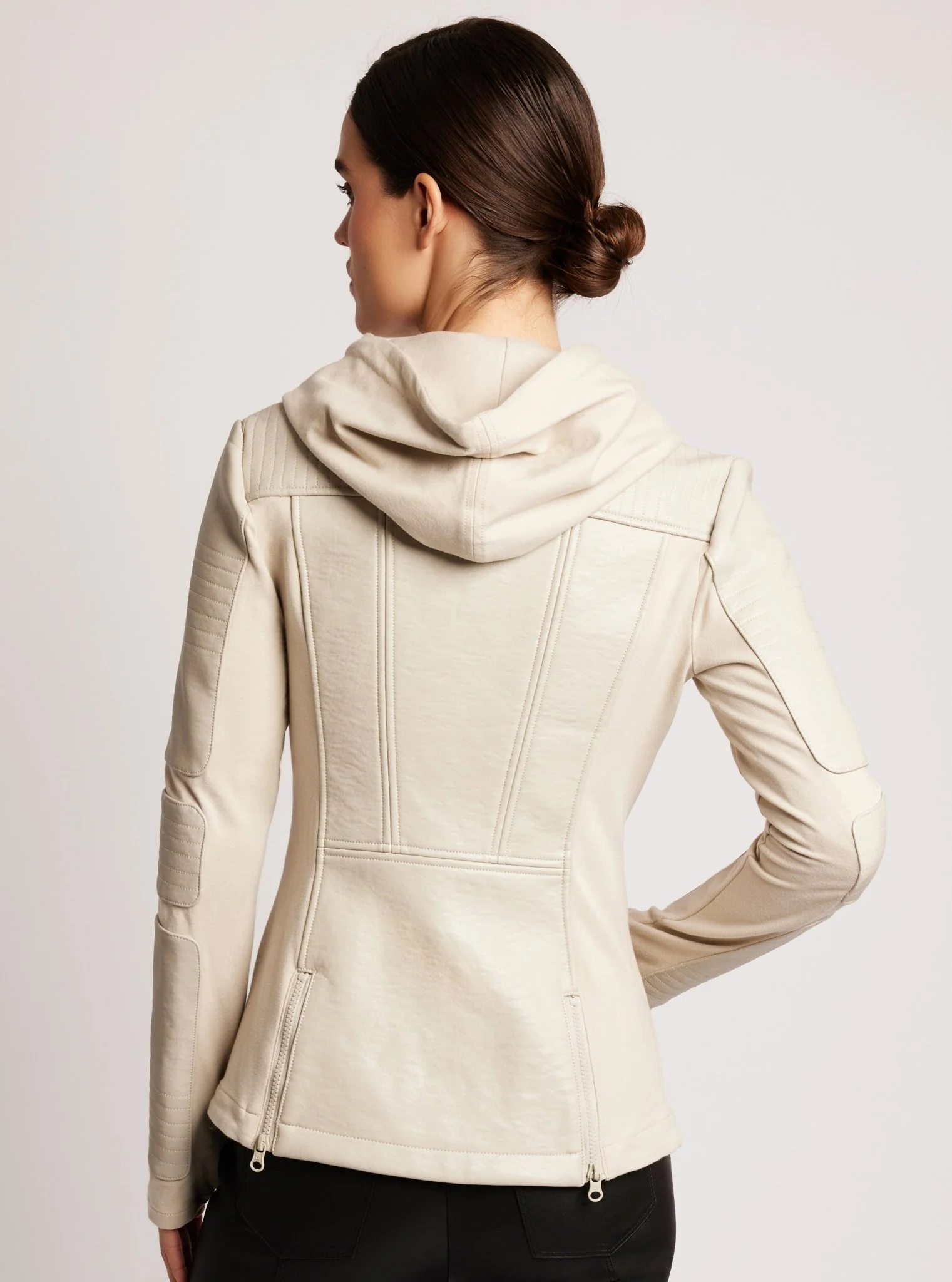 Asym Hooded Moto - Image 6
