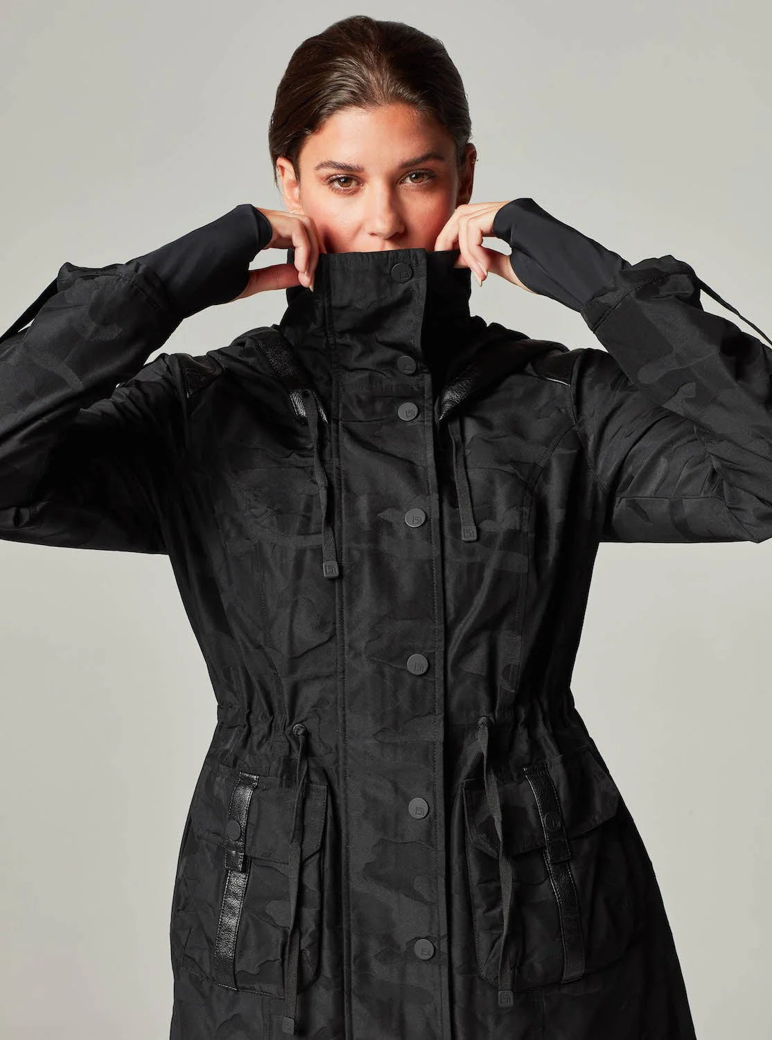 Camo Anorak - Black - Image 4