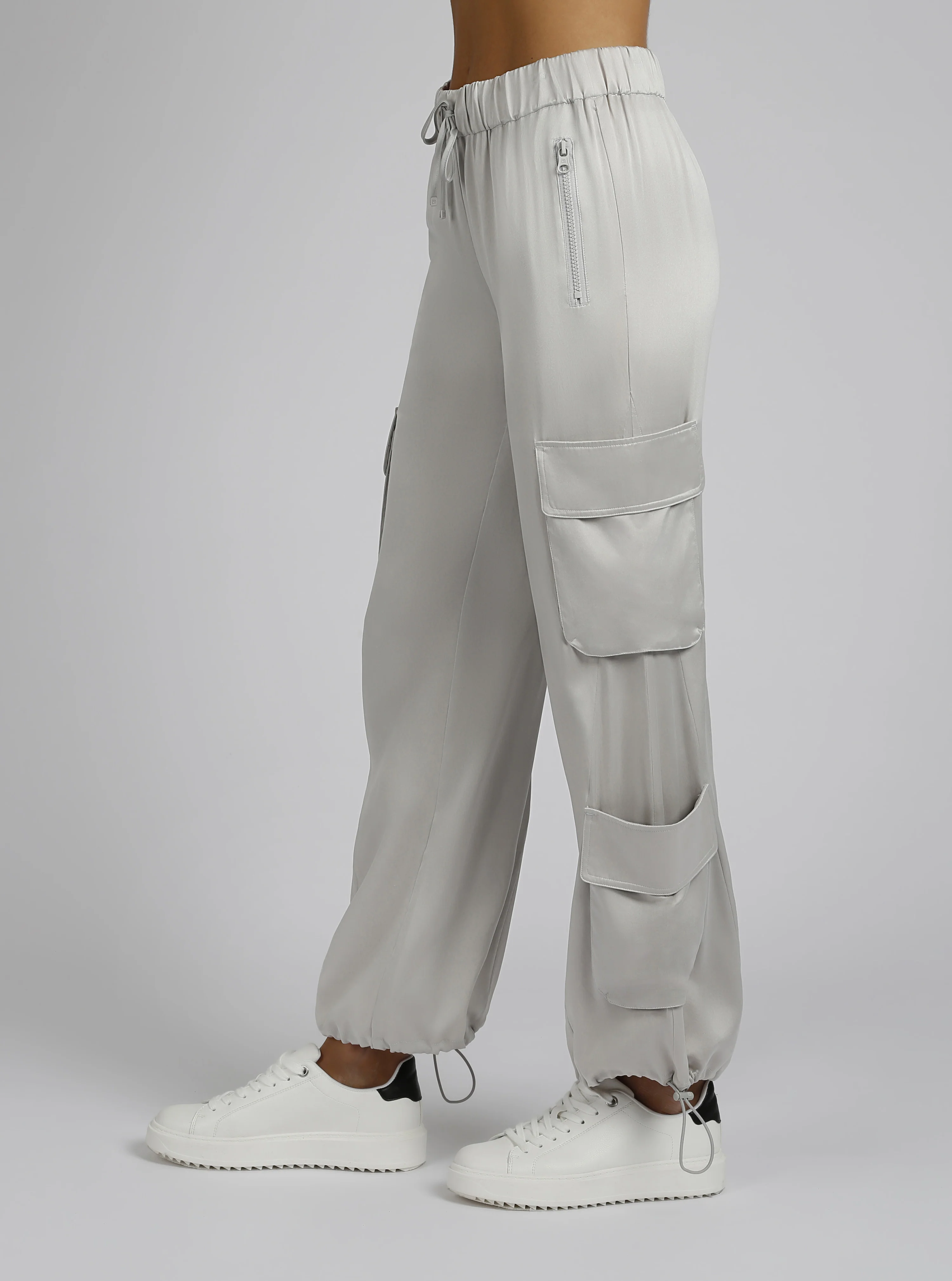 Chelsea Silk Wide Leg Cargo Pant - Image 8