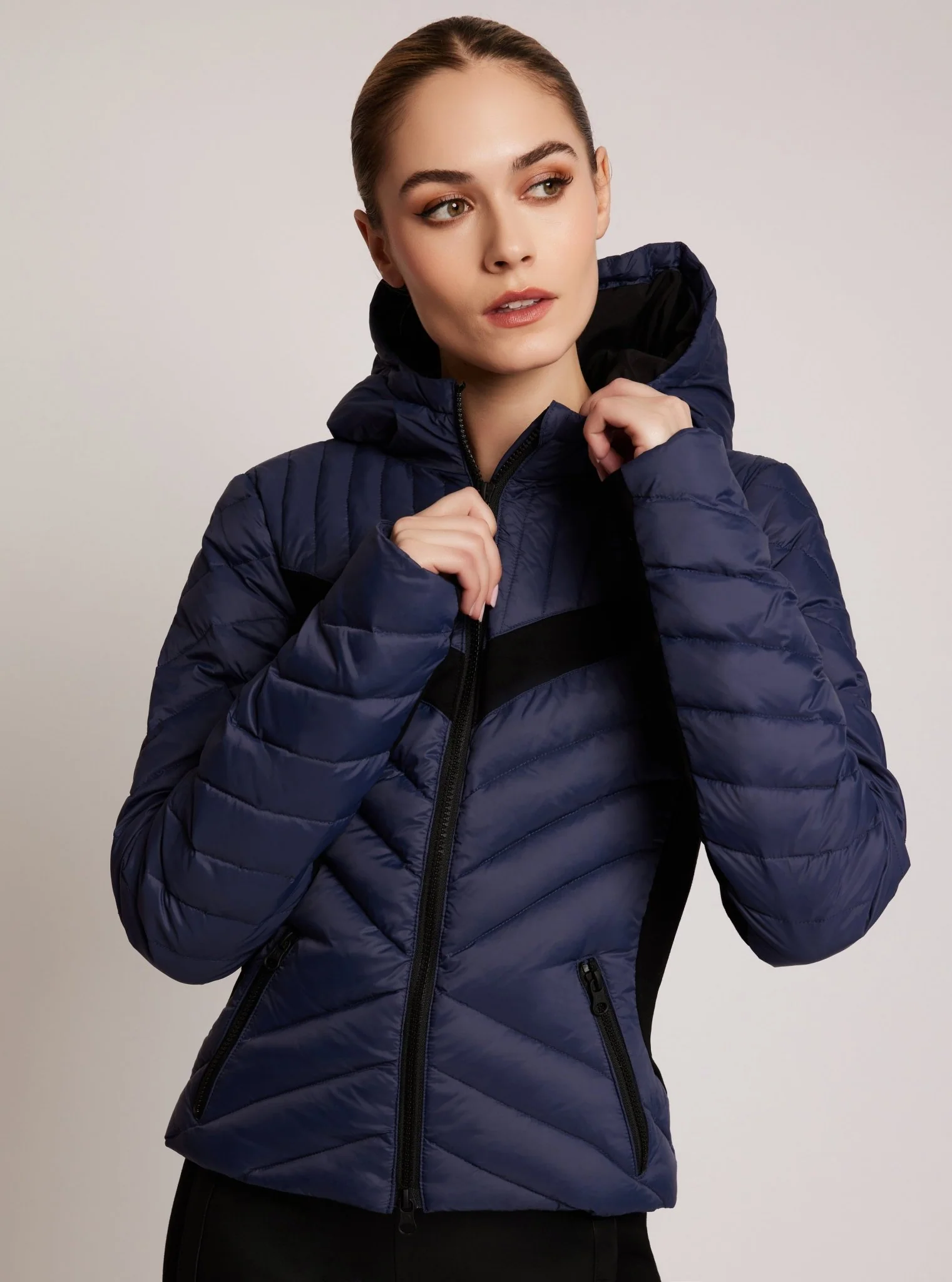 Chevron Stripe Down Filled Puffer Jacket - 8 colors - FINAL SALE - Image 10