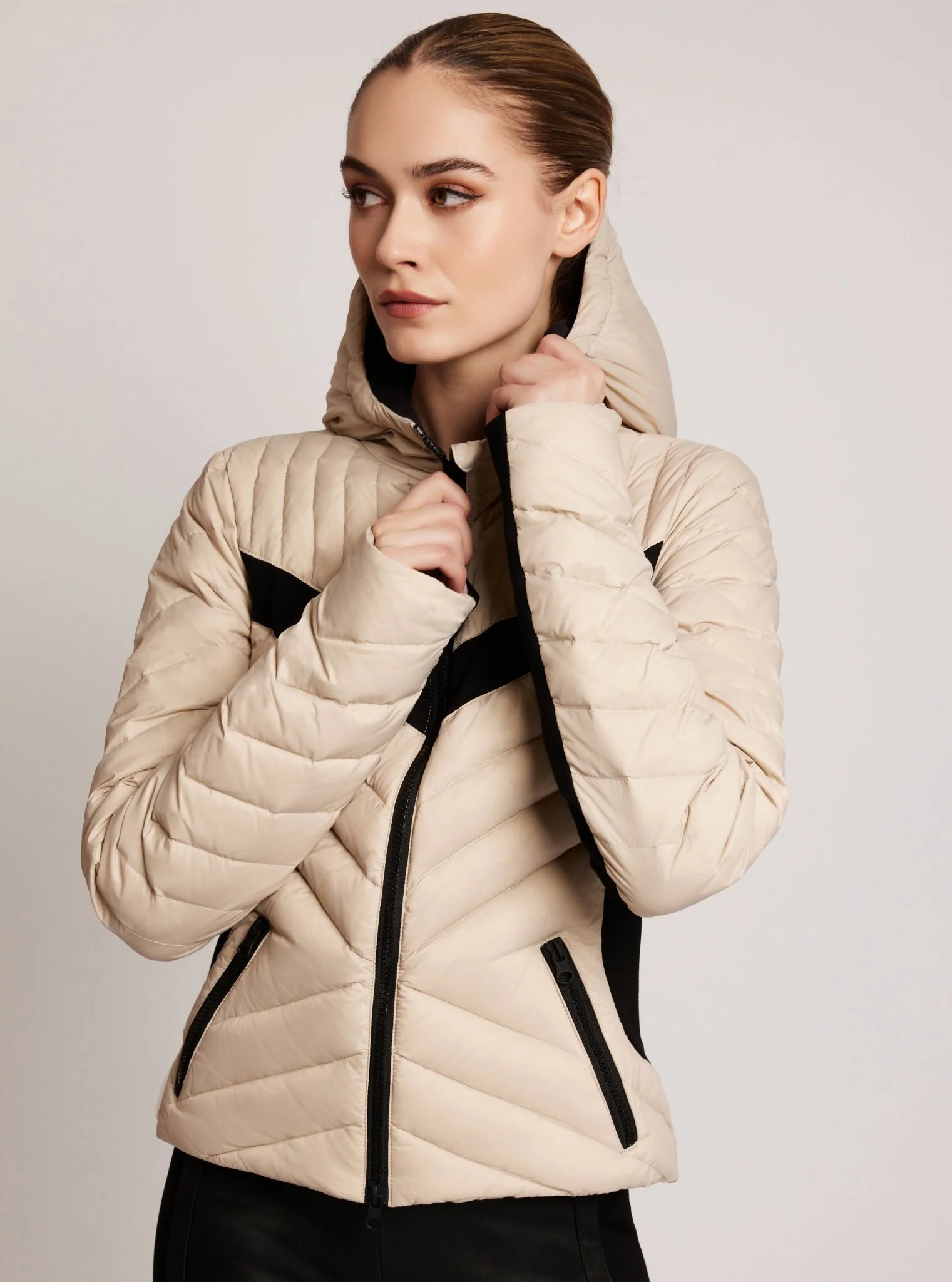 Chevron Stripe Down Filled Puffer Jacket - 8 colors - FINAL SALE - Image 16