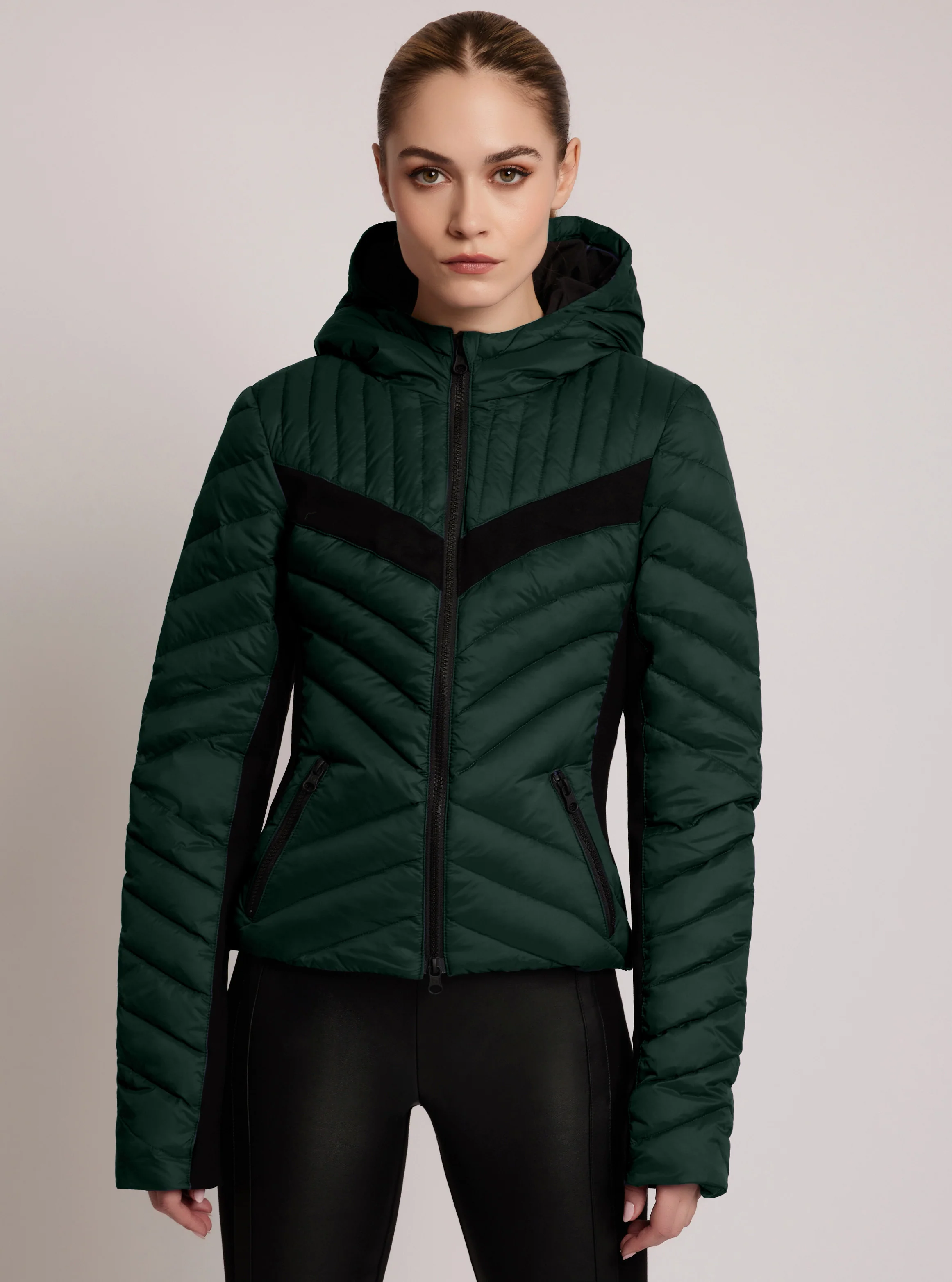 Chevron Stripe Down Filled Puffer Jacket - 8 colors - FINAL SALE - Image 3