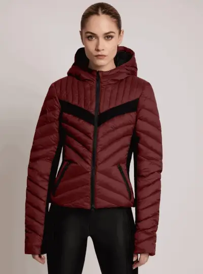 Chevron Stripe Down Filled Puffer Jacket - 8 colors - FINAL SALE - Image 4