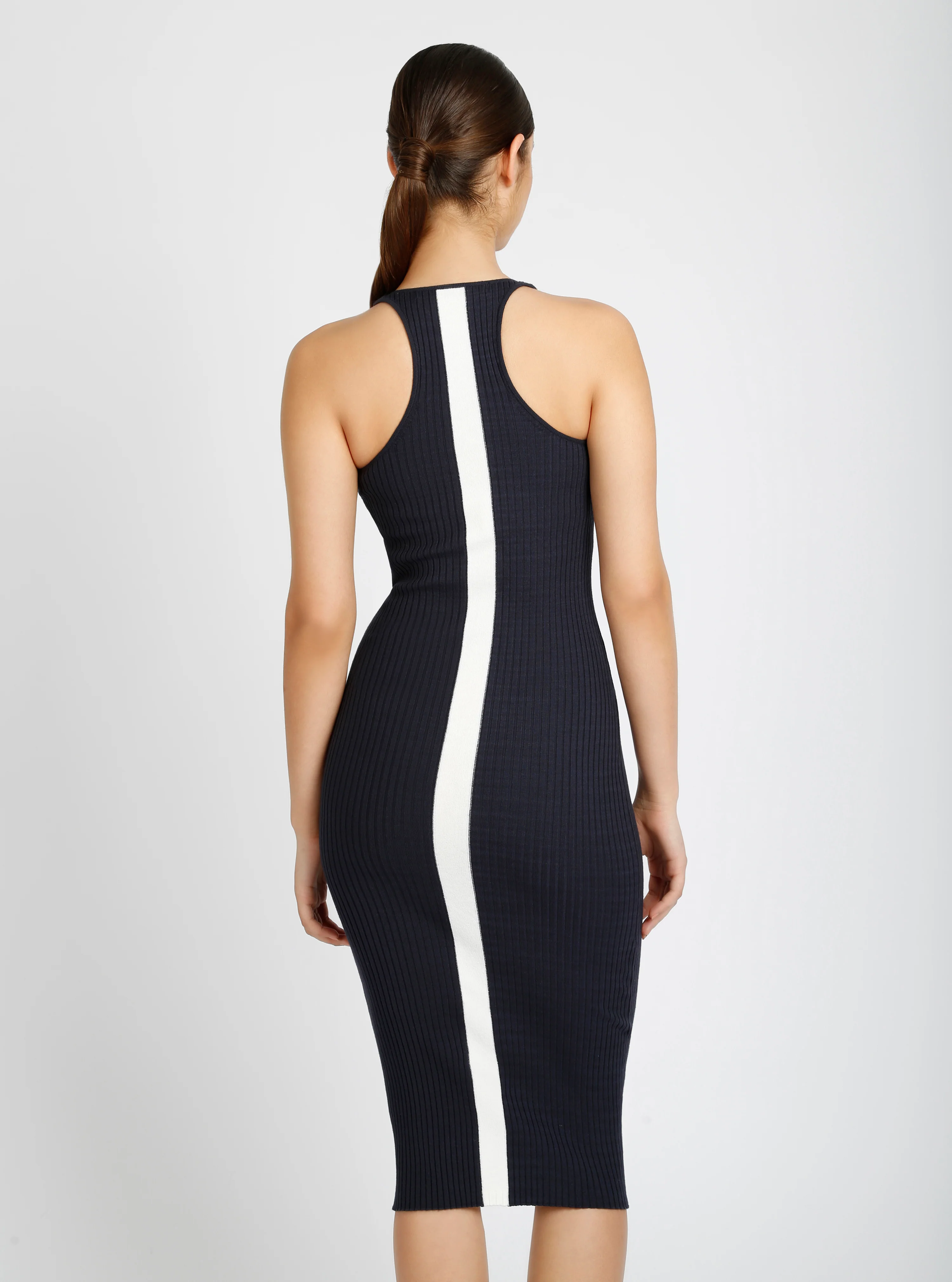 Color Block Dress FINAL SALE Vapor Gray or Naval Blue - Image 11