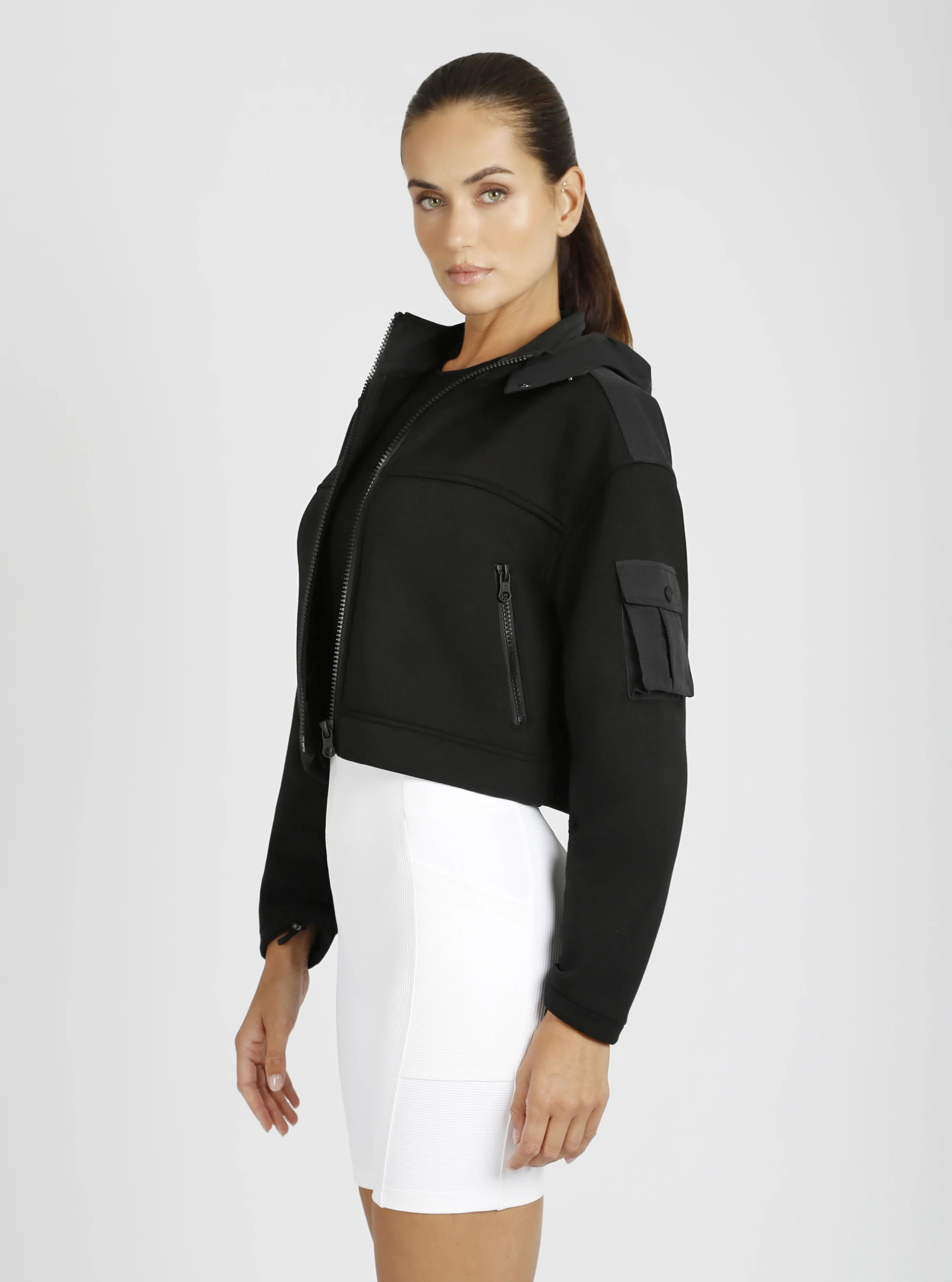 Cropped Scuba Jacket - Image 4