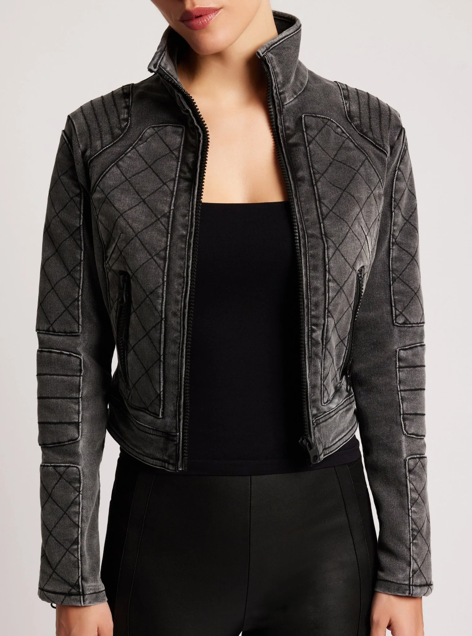 Denim Moto Jacket - Image 10