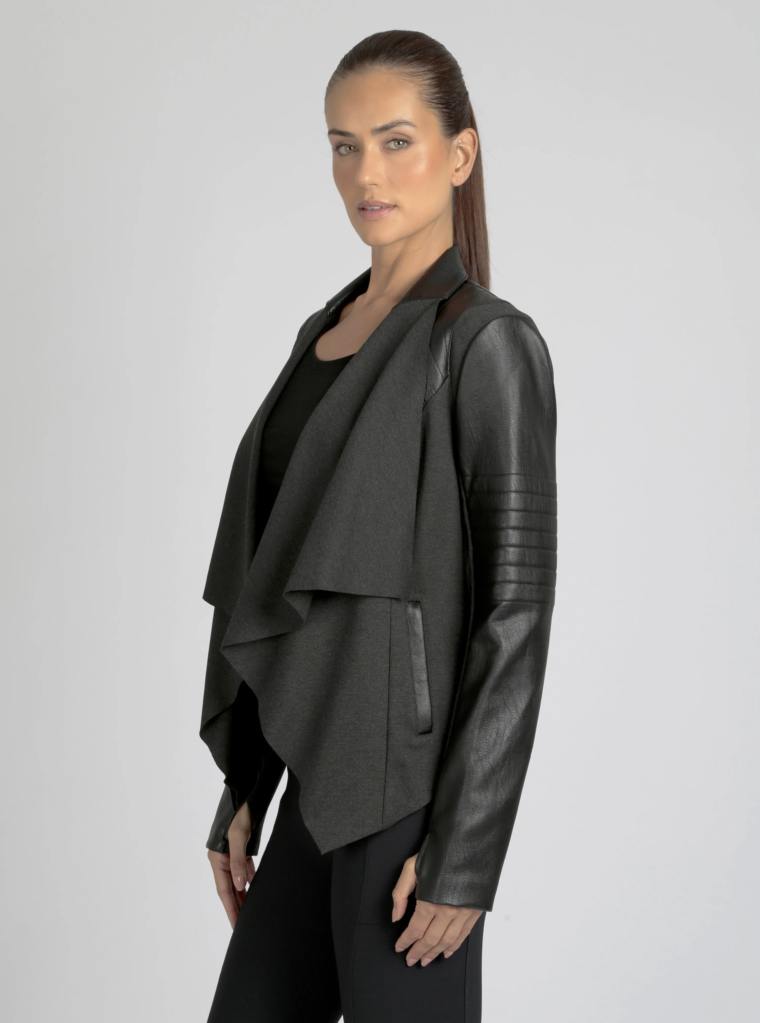 Drape Front Jacket - Image 2