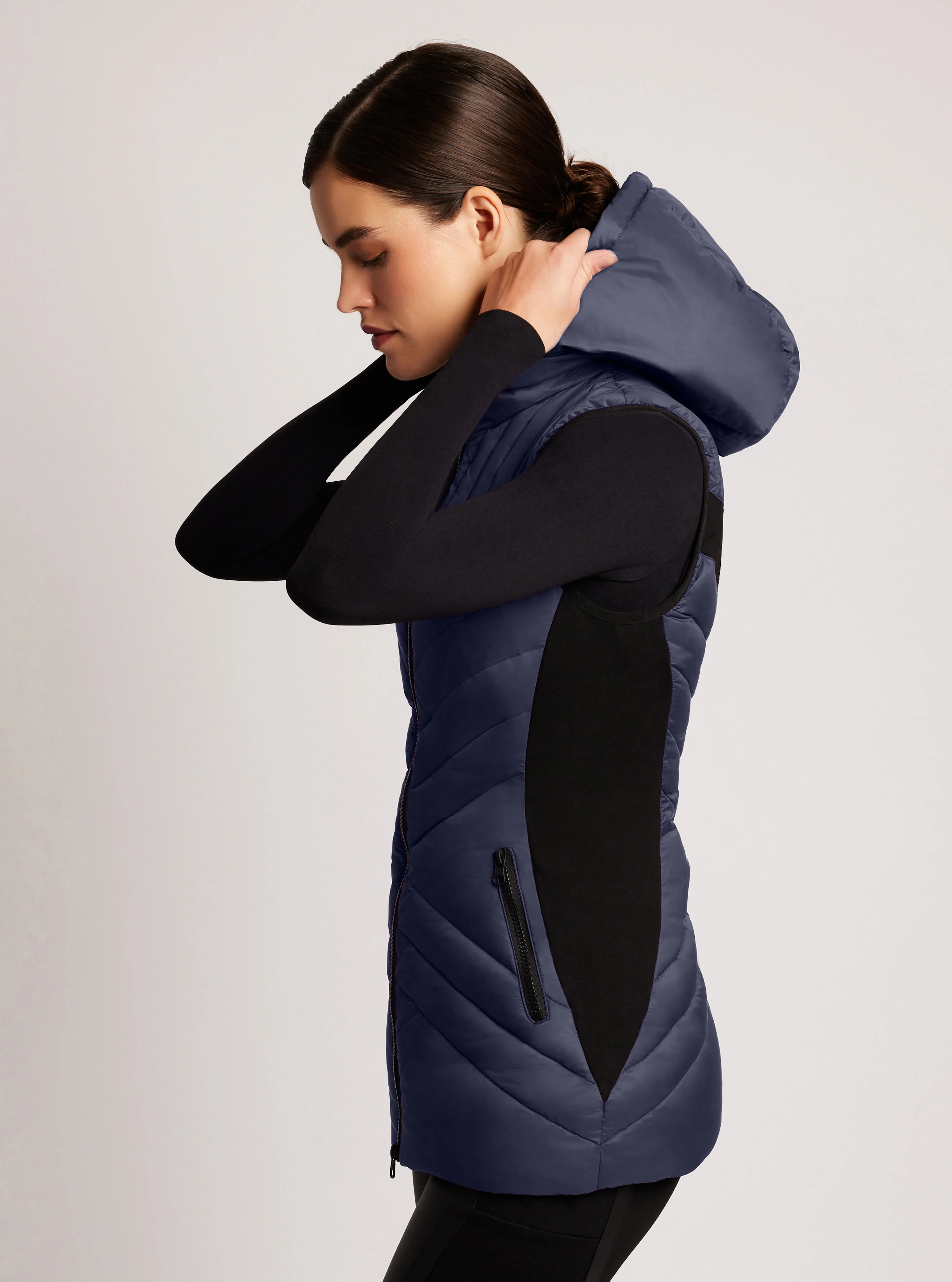 Elongated Puffer Vest - Image 19