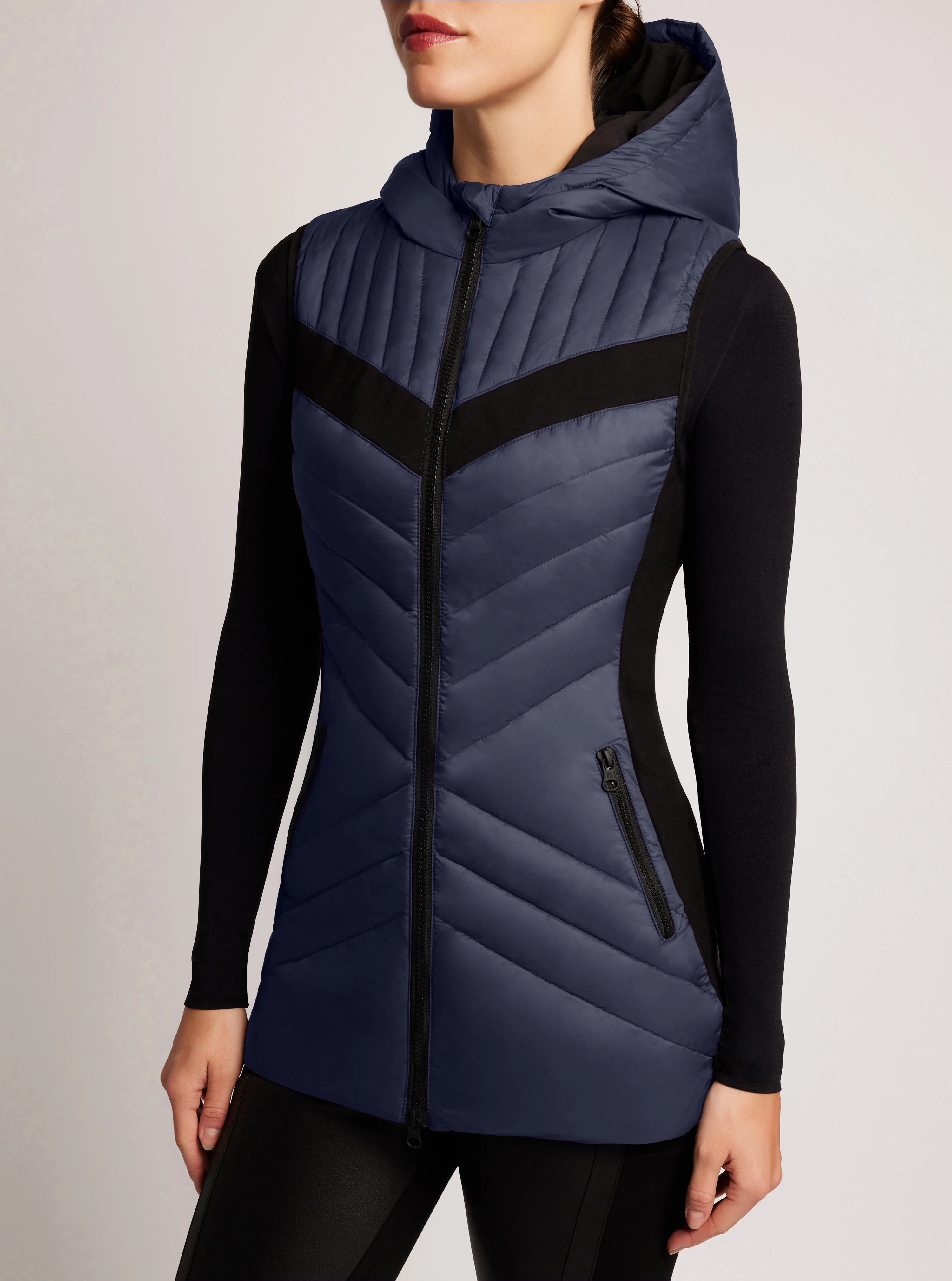 Elongated Puffer Vest - Image 21