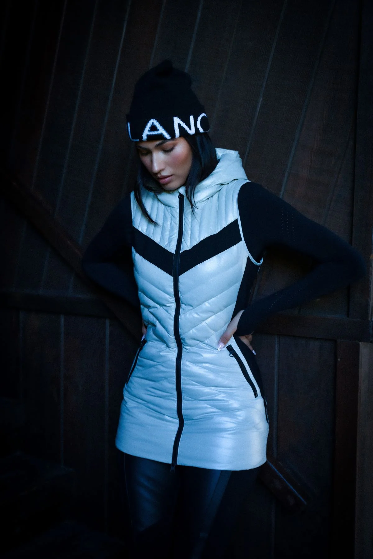 Elongated Puffer Vest - Image 3