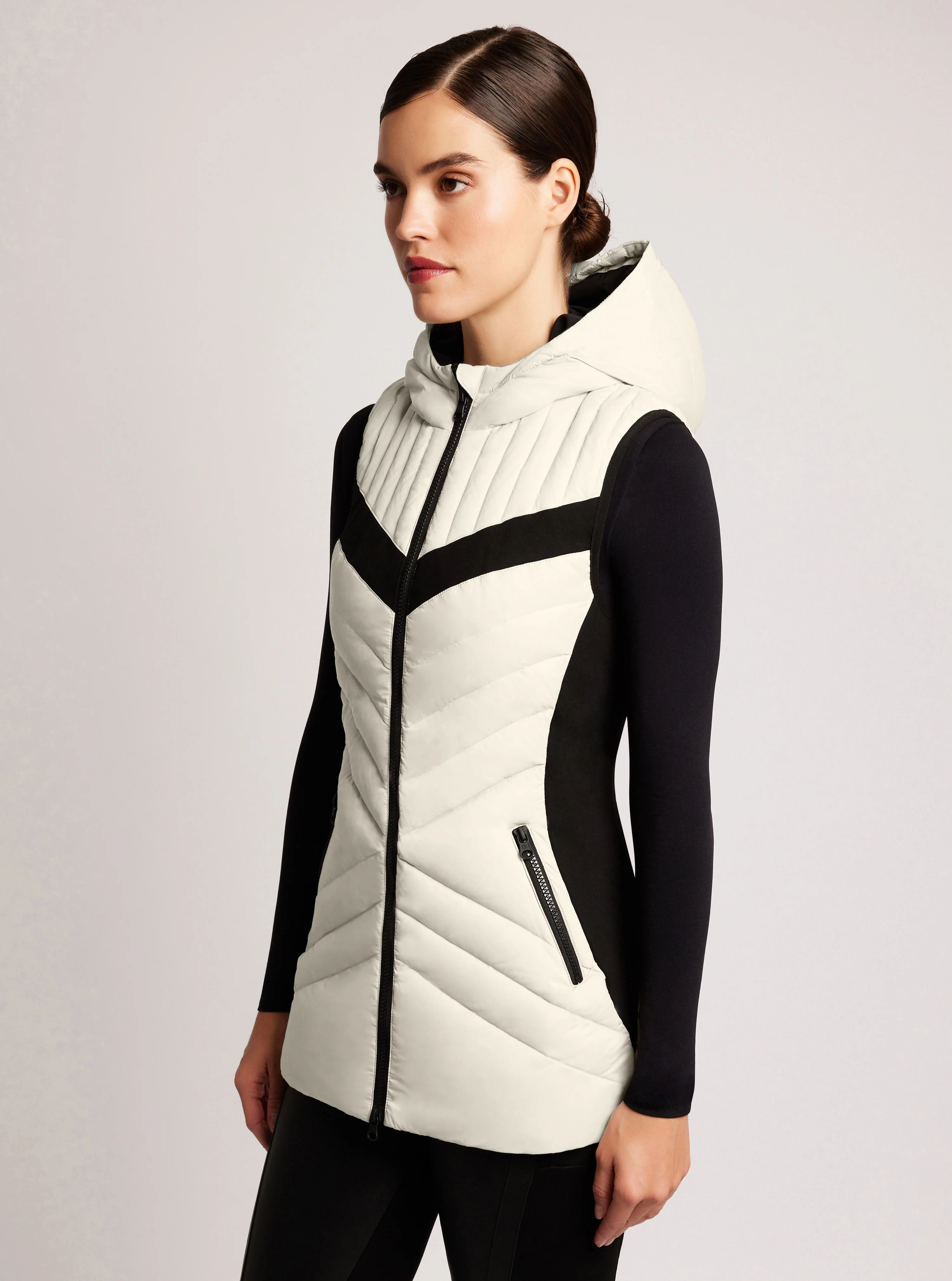 Elongated Puffer Vest - Image 9