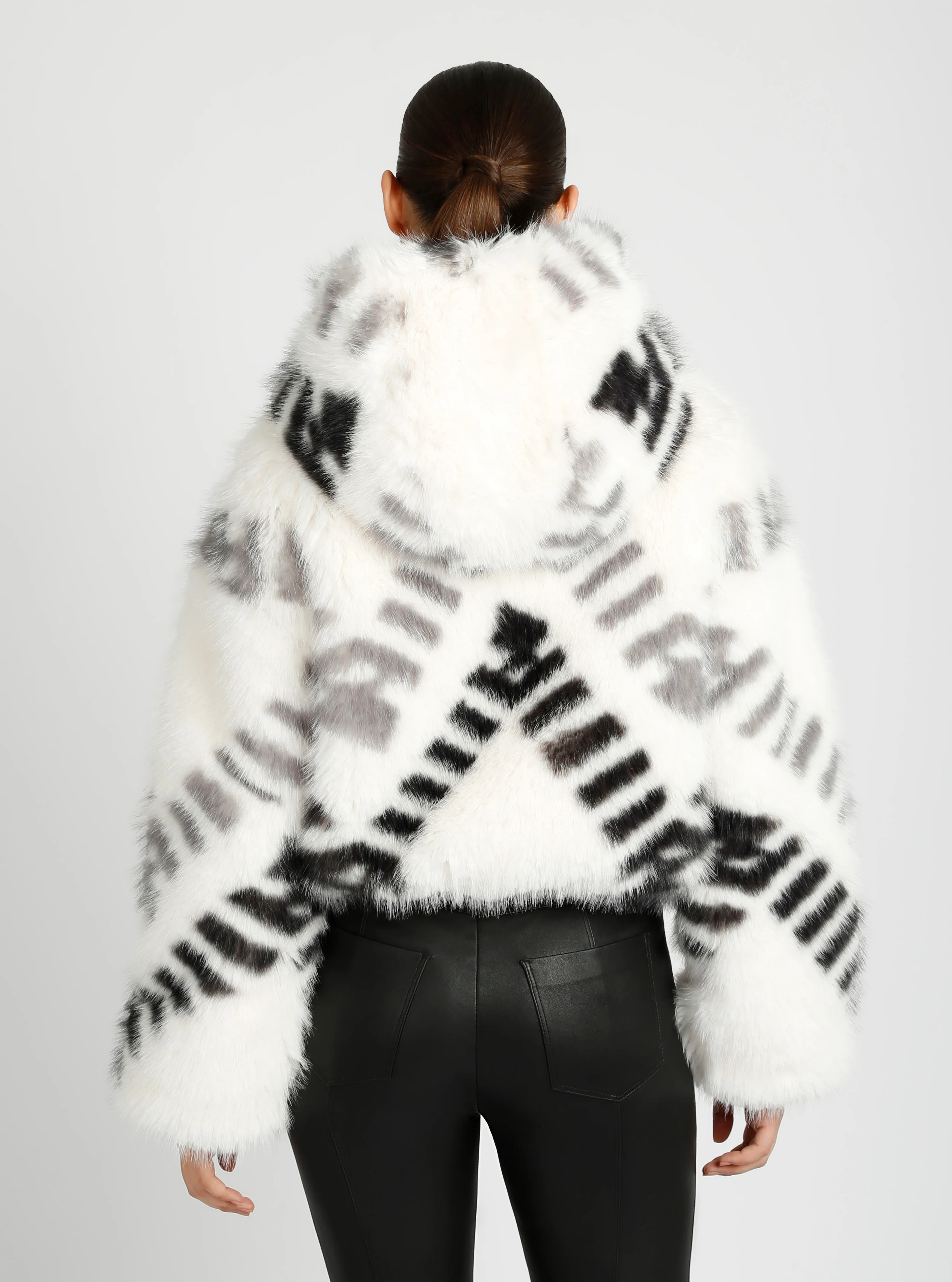 Galena Reversible Faux Fur Hoodie - Image 11