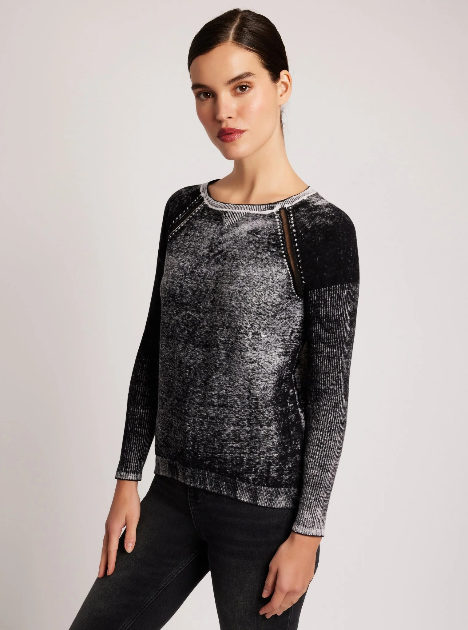 Huntress Mesh Boyfriend Sweater - Image 3