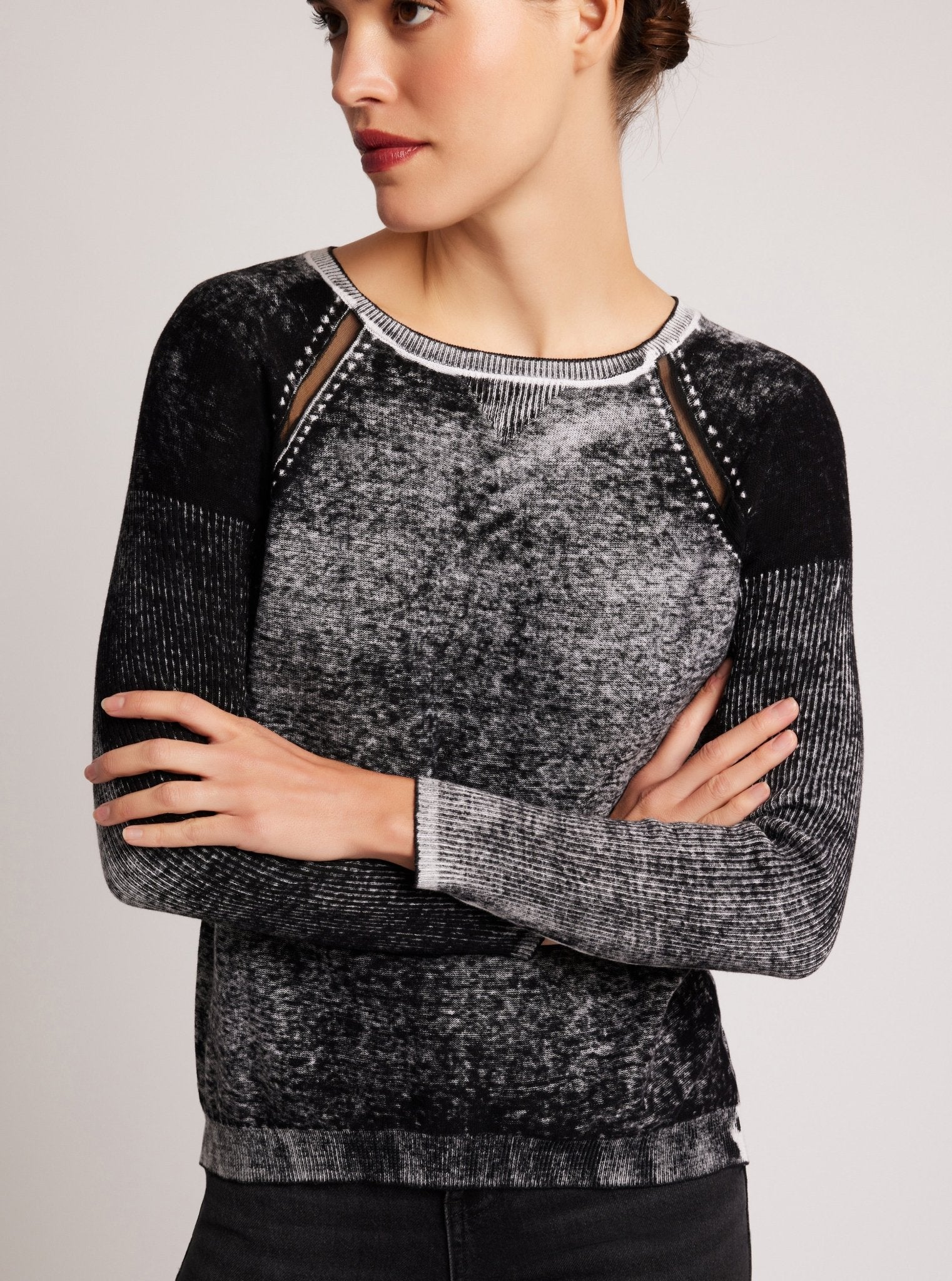Huntress Mesh Boyfriend Sweater - Image 4