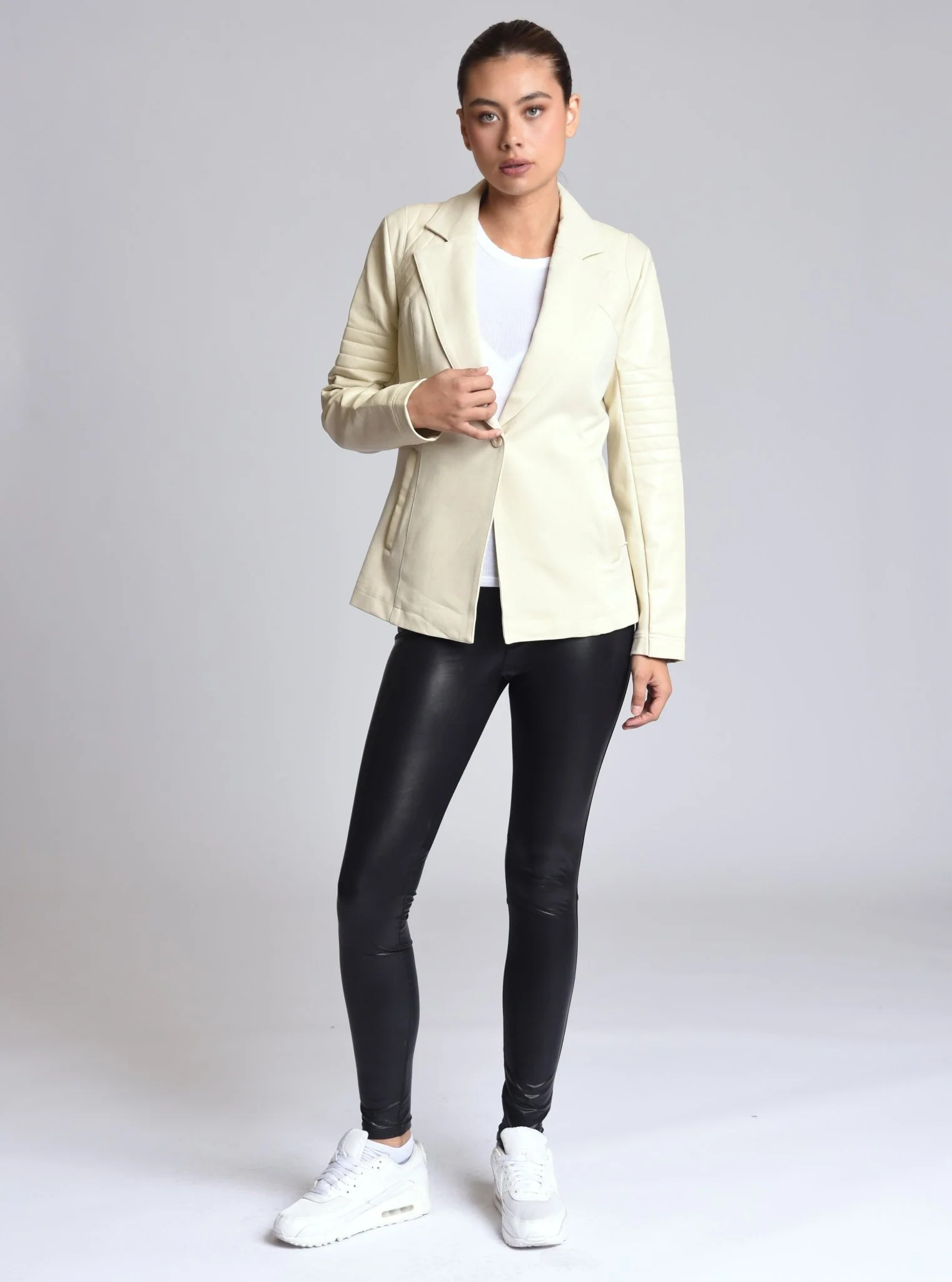 Limitless Blazer - Chalk - FINAL SALE - Image 5