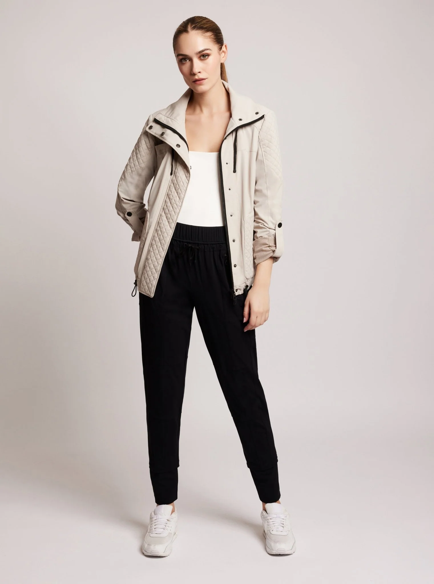 Mastermind Quilted Bomber- Clay - FINAL SALE - Image 5