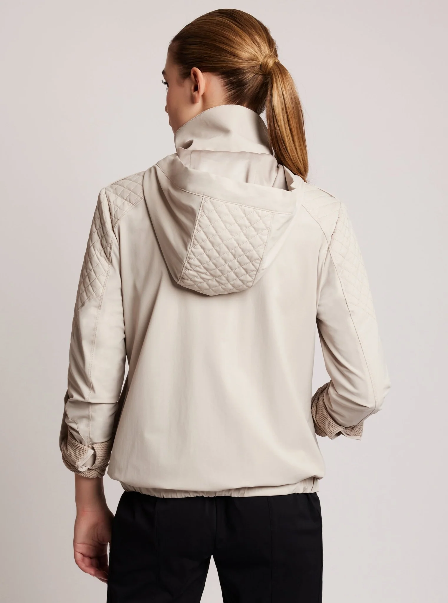 Mastermind Quilted Bomber- Clay - FINAL SALE - Image 6