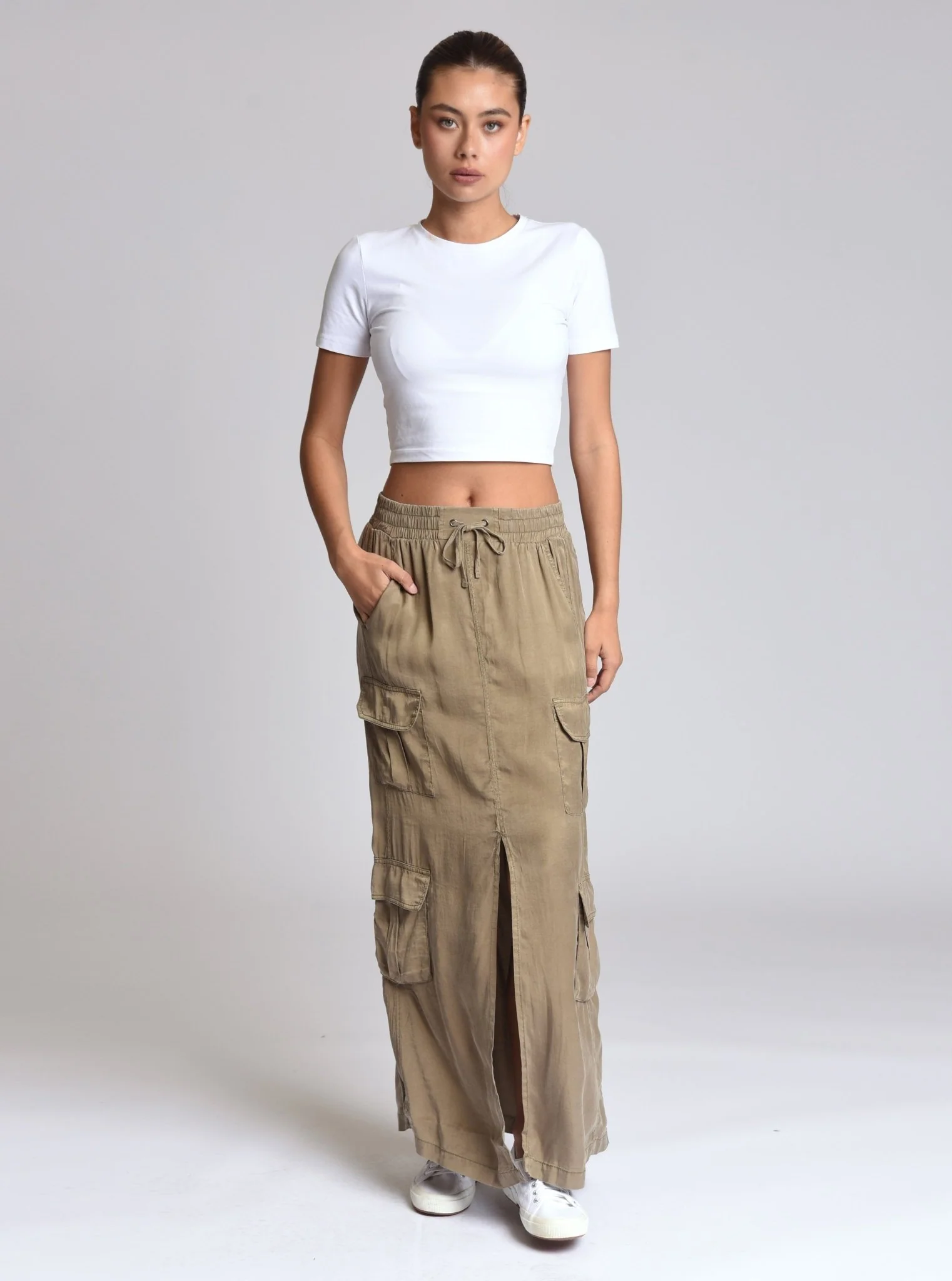 Phoenix Tencel Cargo Skirt - Image 7