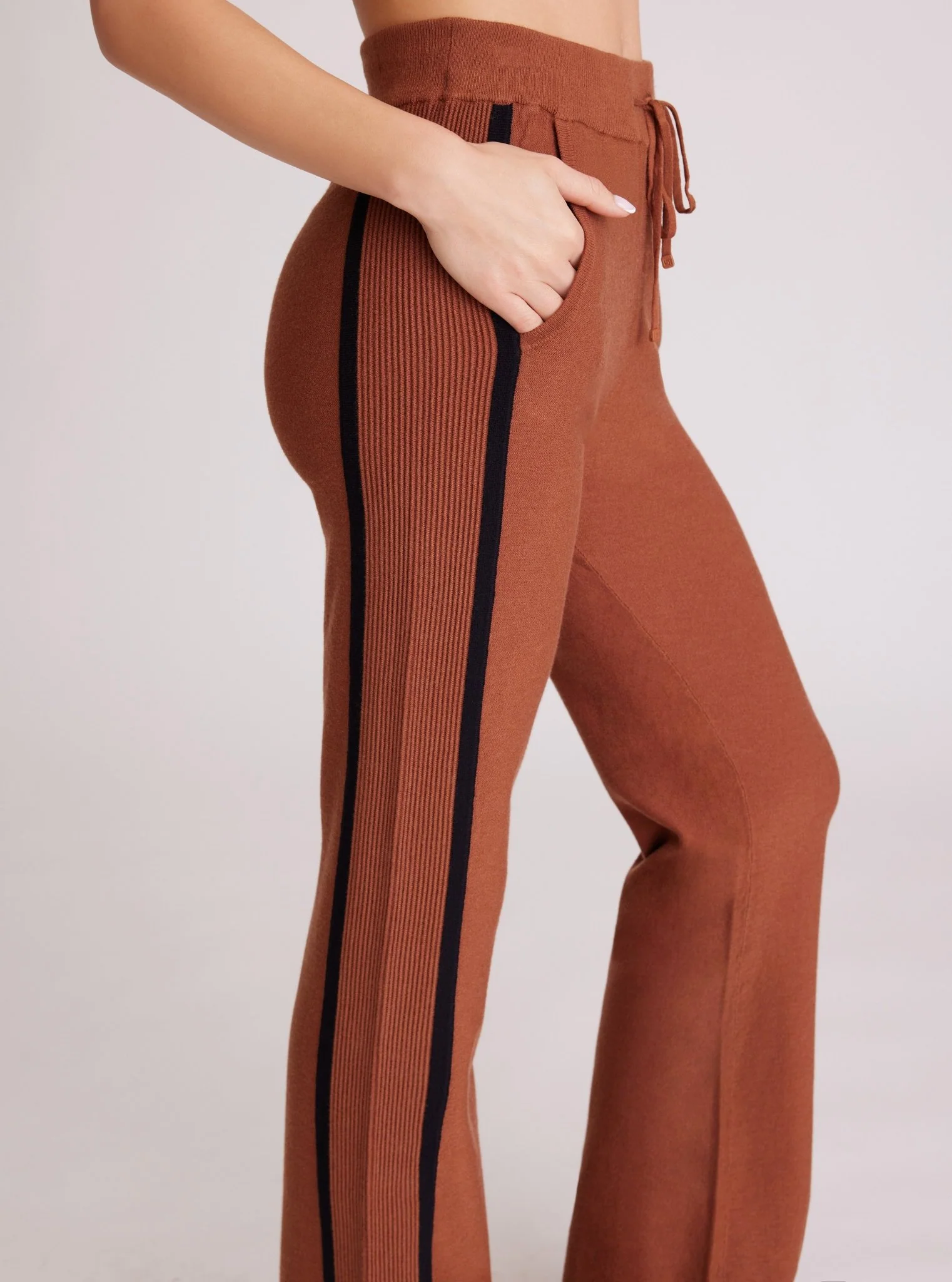Portola Sweaterknit Bootcut Pant - Dark Forest or Mocha Bisque - FINAL SALE - Image 11