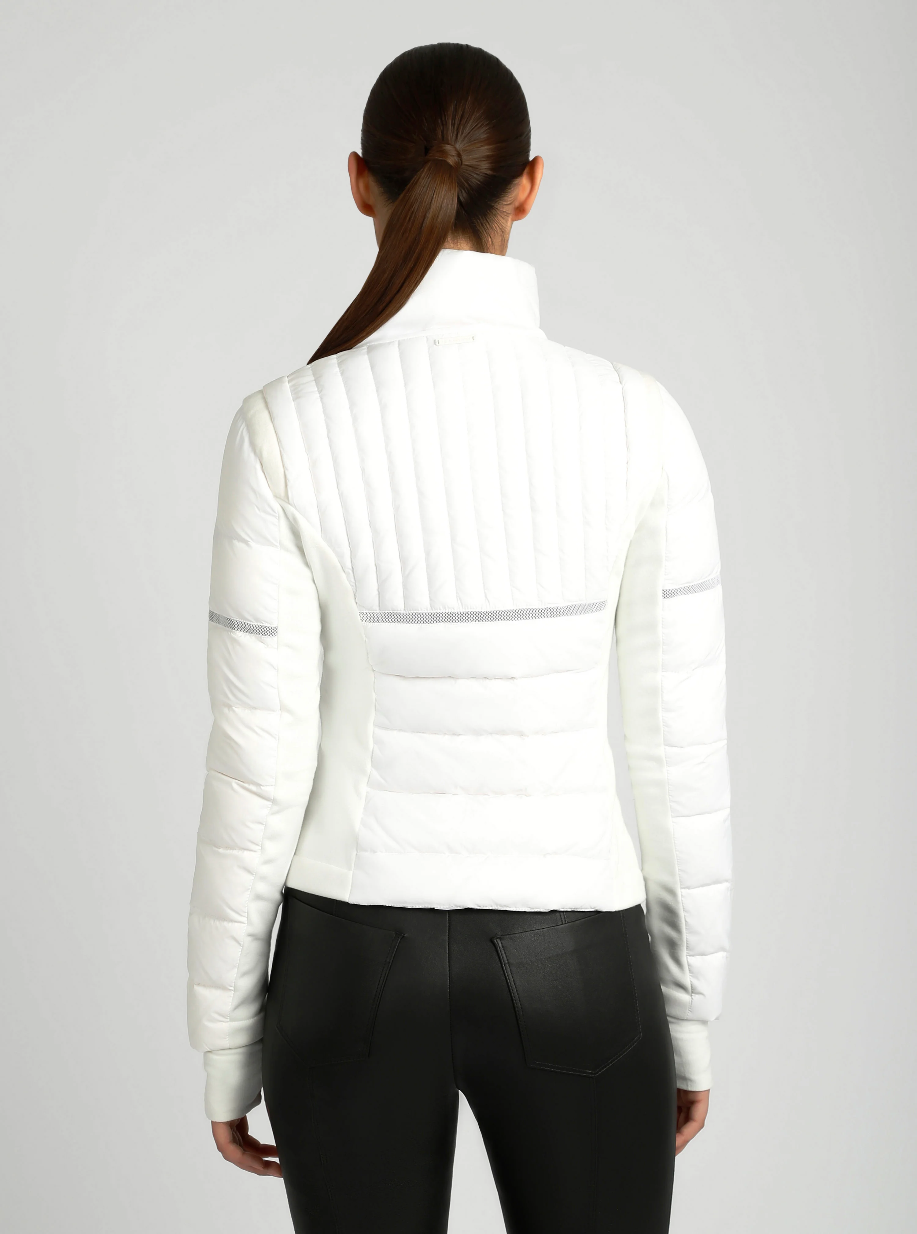 Reflective Inset Down Filled Feather Weight Jacket - Image 17