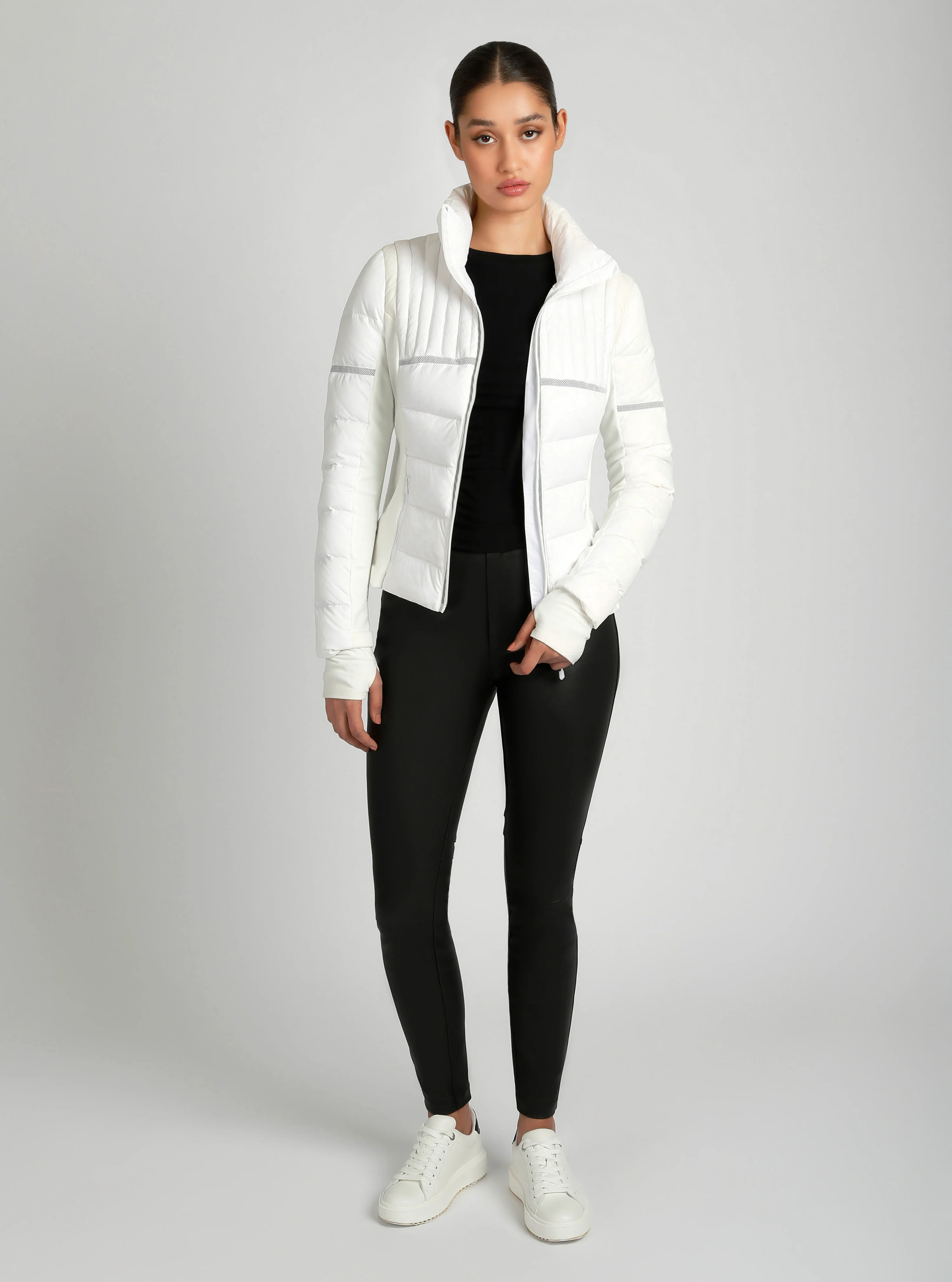 Reflective Inset Down Filled Feather Weight Jacket - Image 18