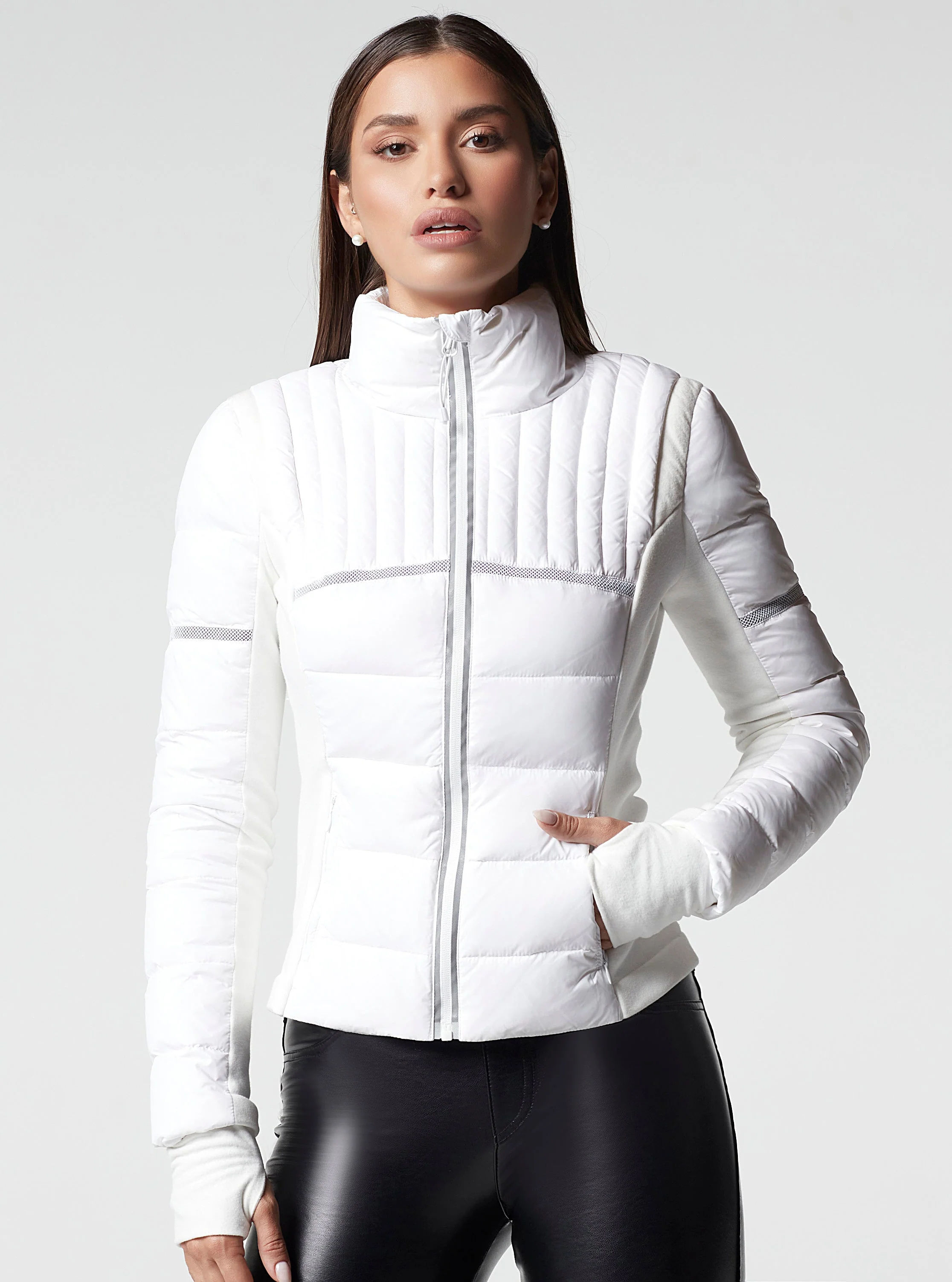 Reflective Inset Down Filled Feather Weight Jacket - Image 19