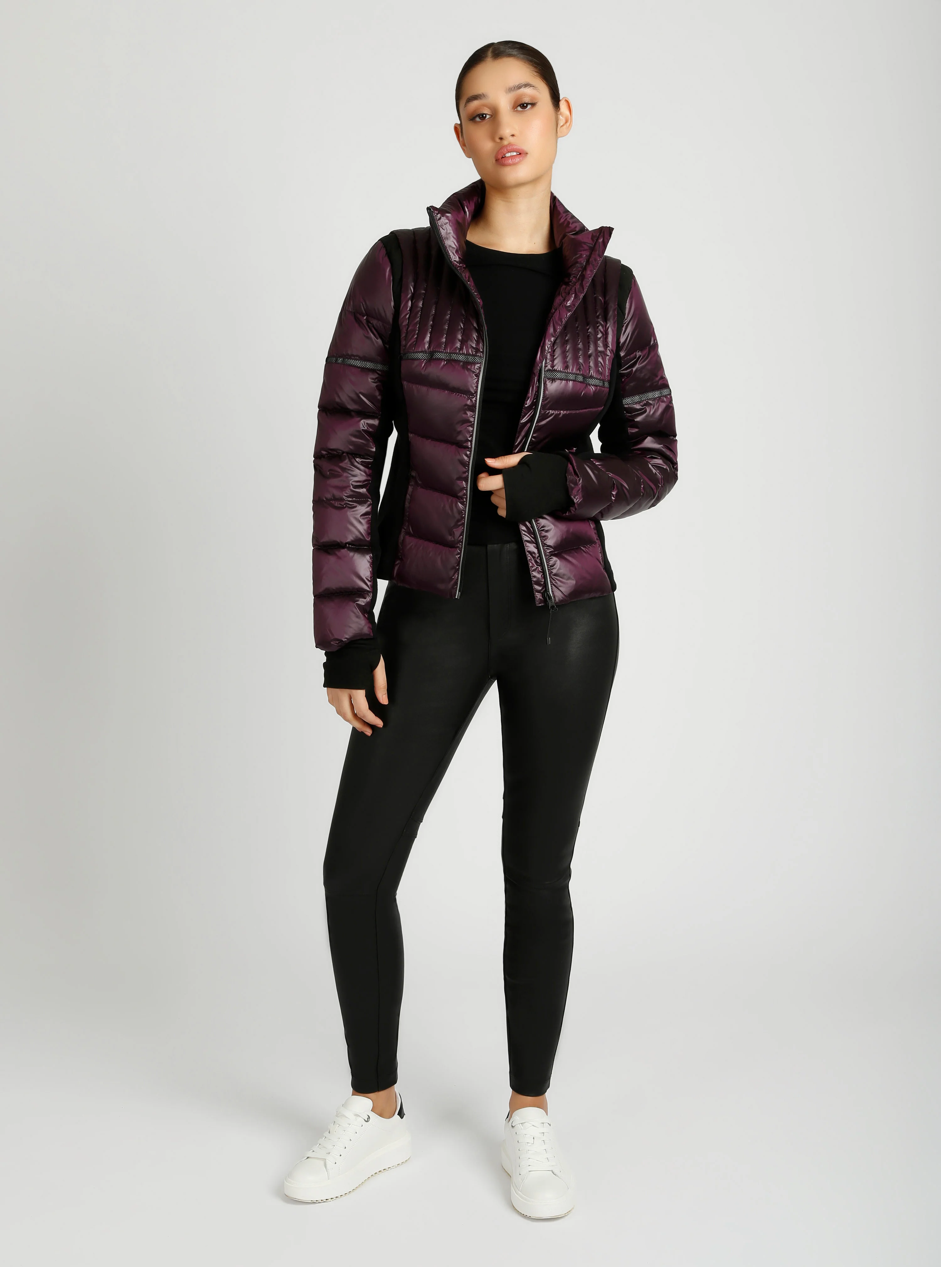 Reflective Inset Down Filled Feather Weight Jacket - Image 21