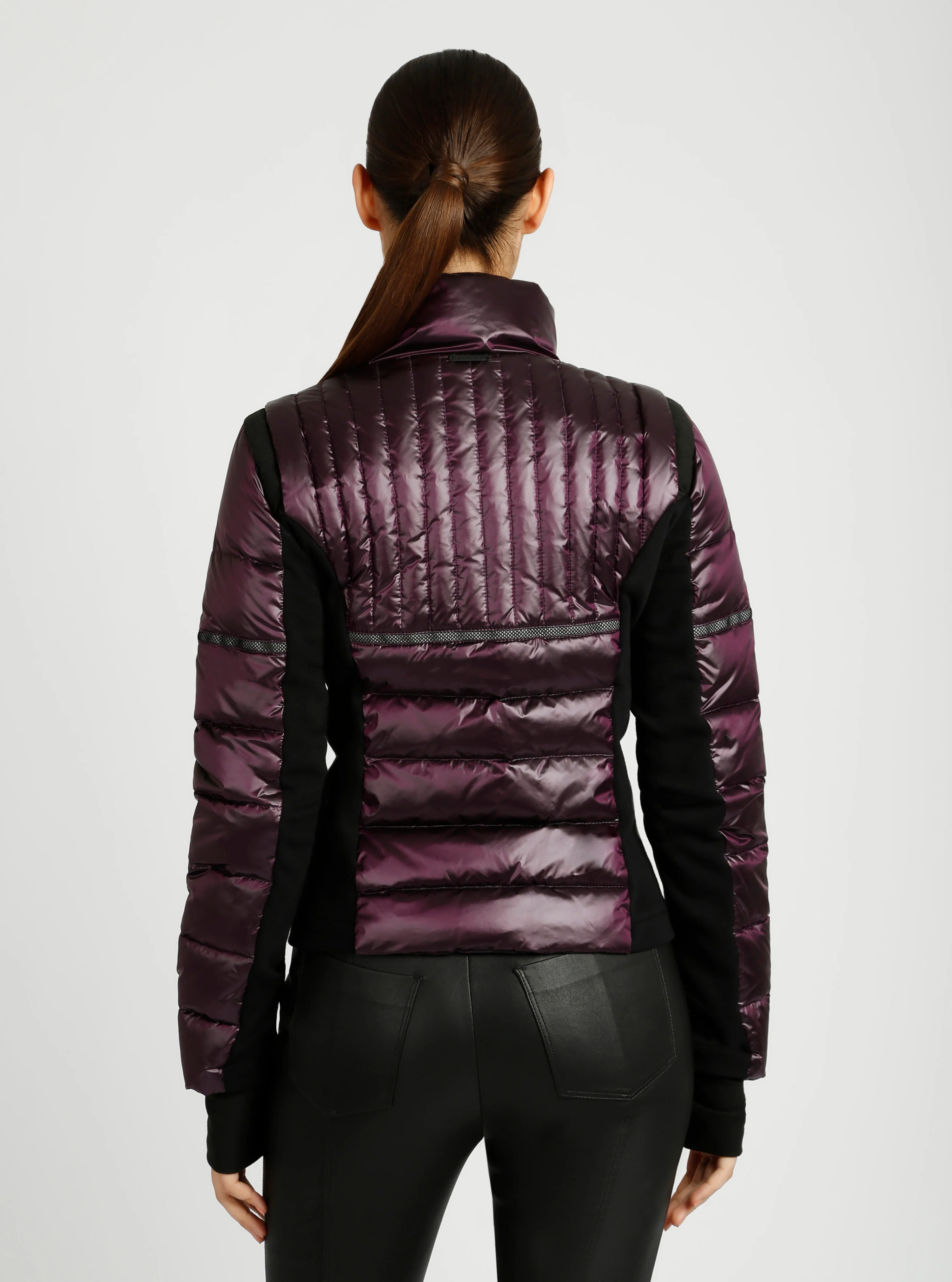 Reflective Inset Down Filled Feather Weight Jacket - Image 3