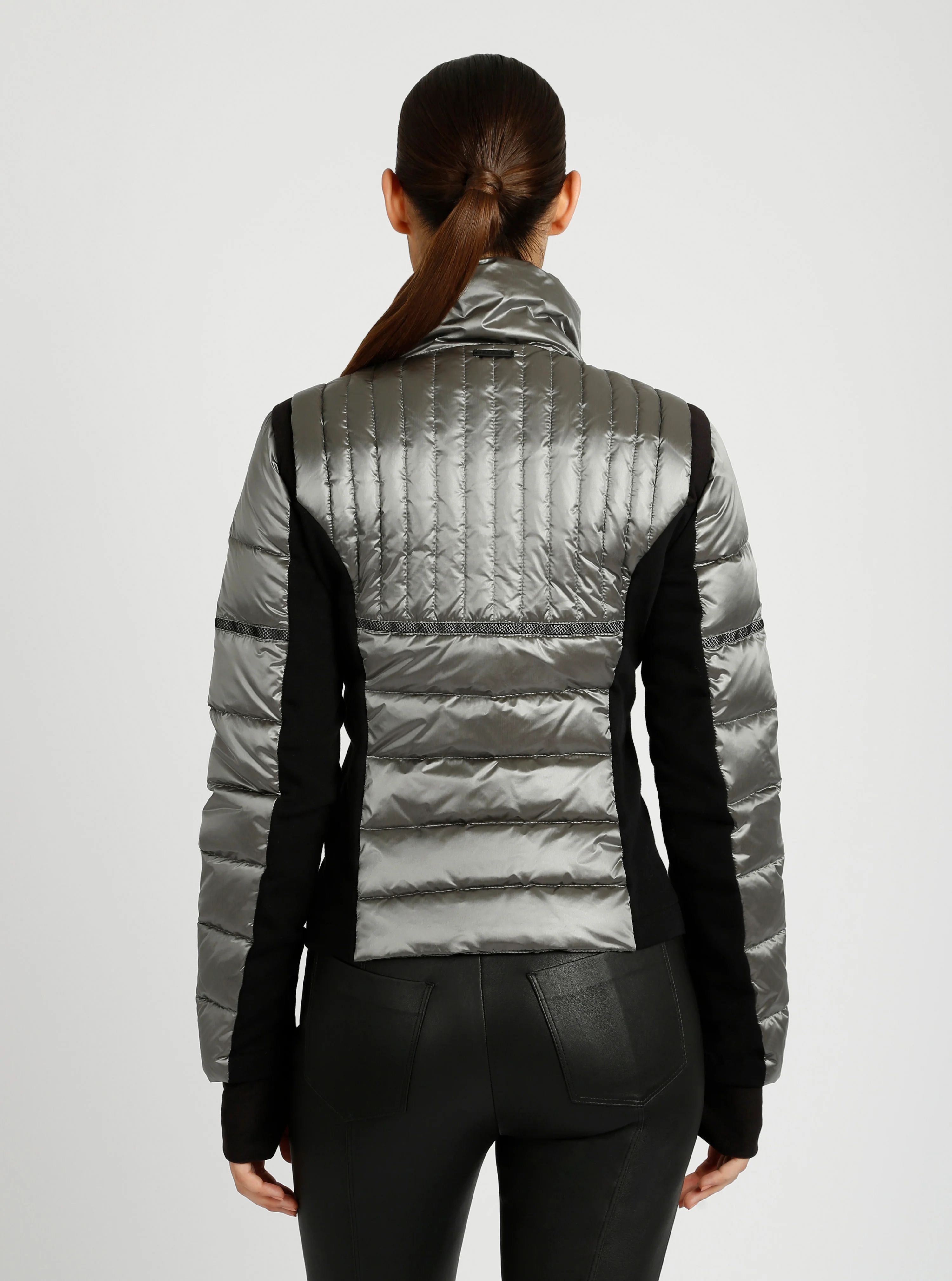Reflective Inset Down Filled Feather Weight Jacket - Image 8