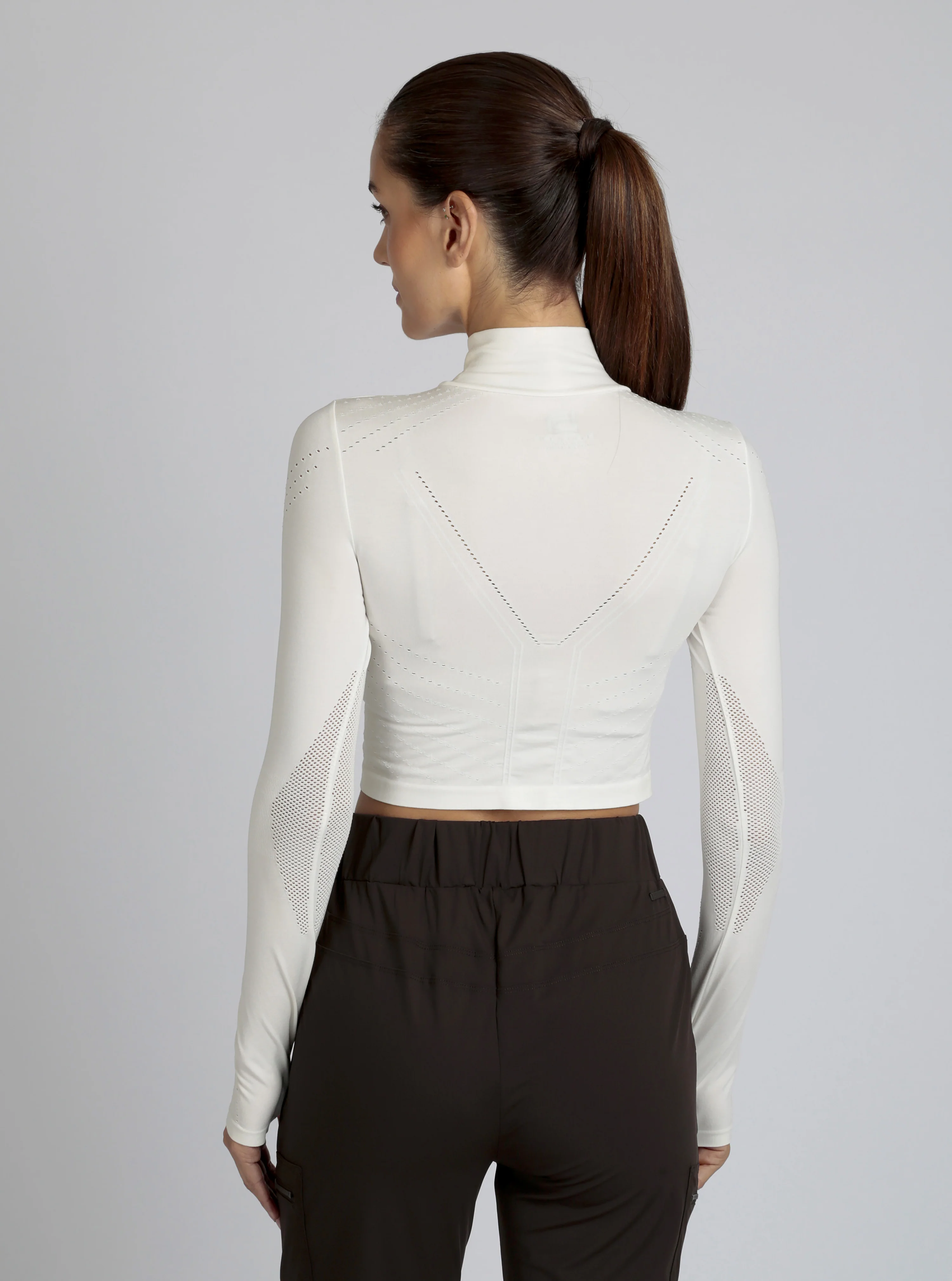 Seamless Mock Compression Top - Image 8
