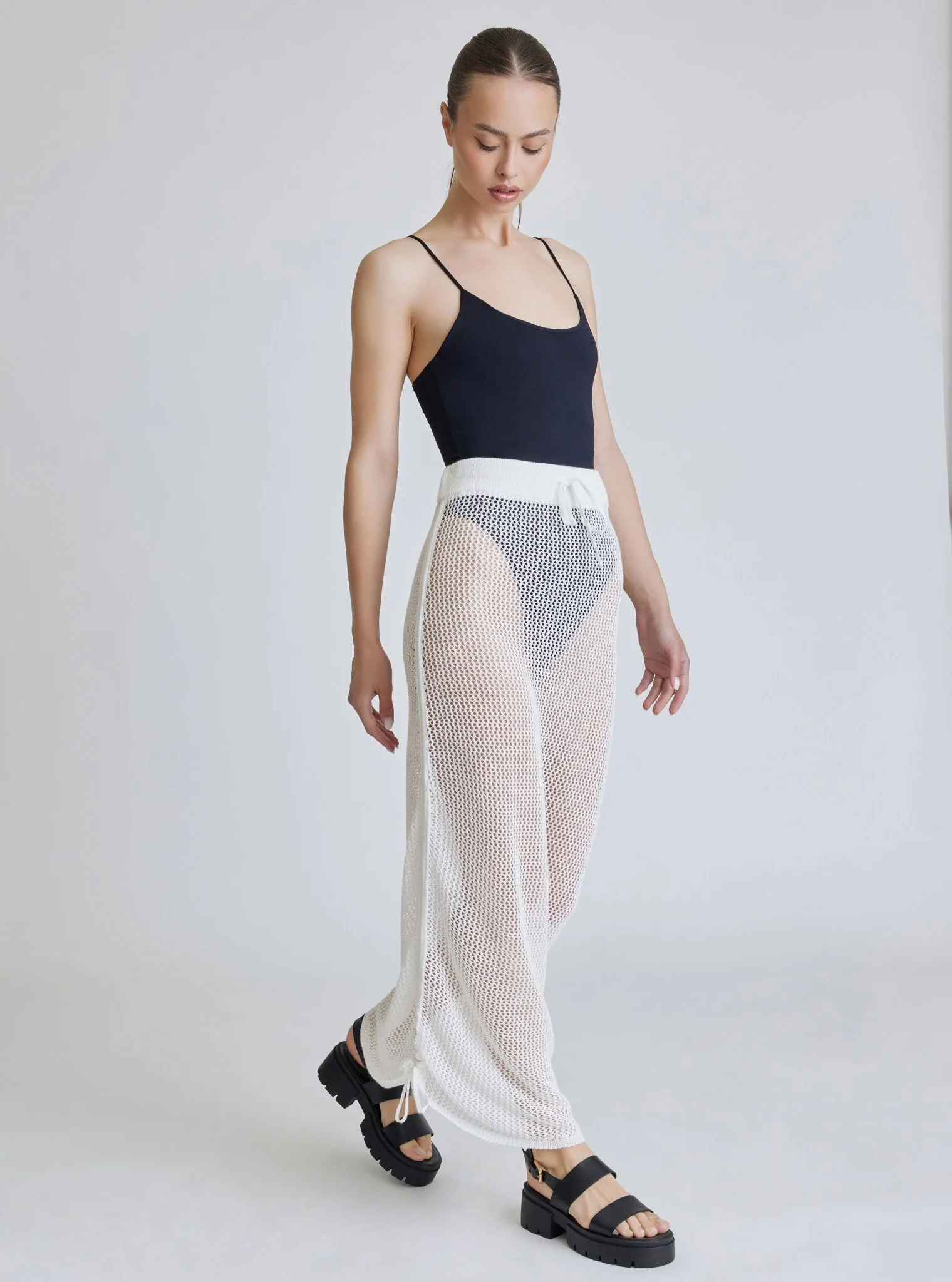 SIDE RUCHED SKIRT - FINAL SALE - Image 3