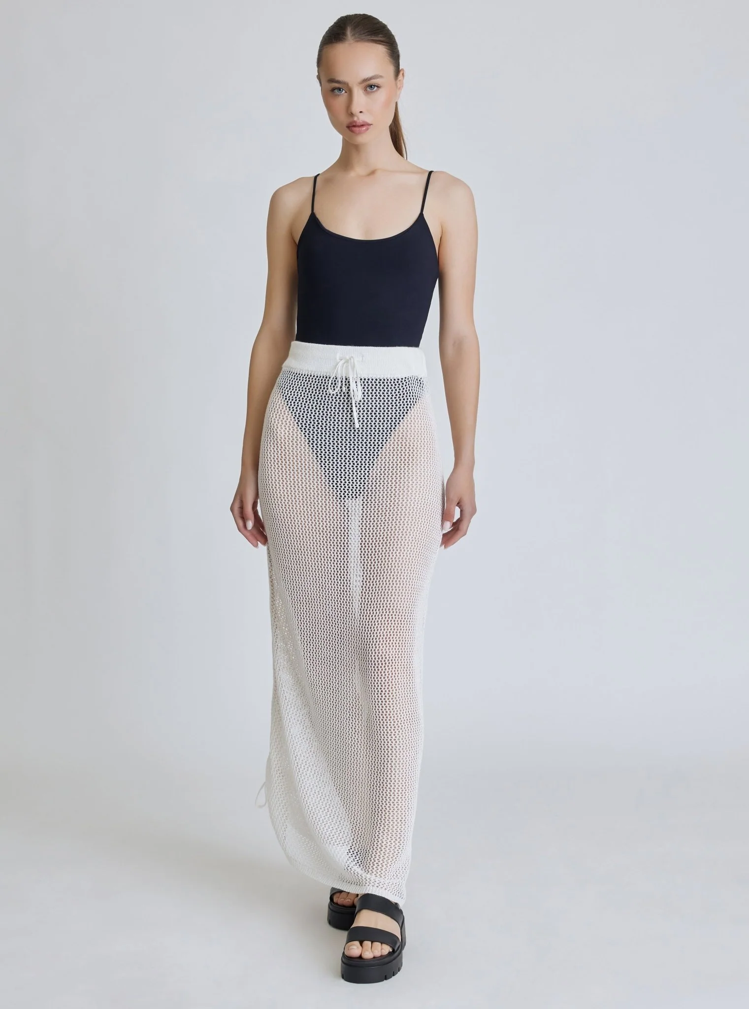 SIDE RUCHED SKIRT - FINAL SALE - Image 4