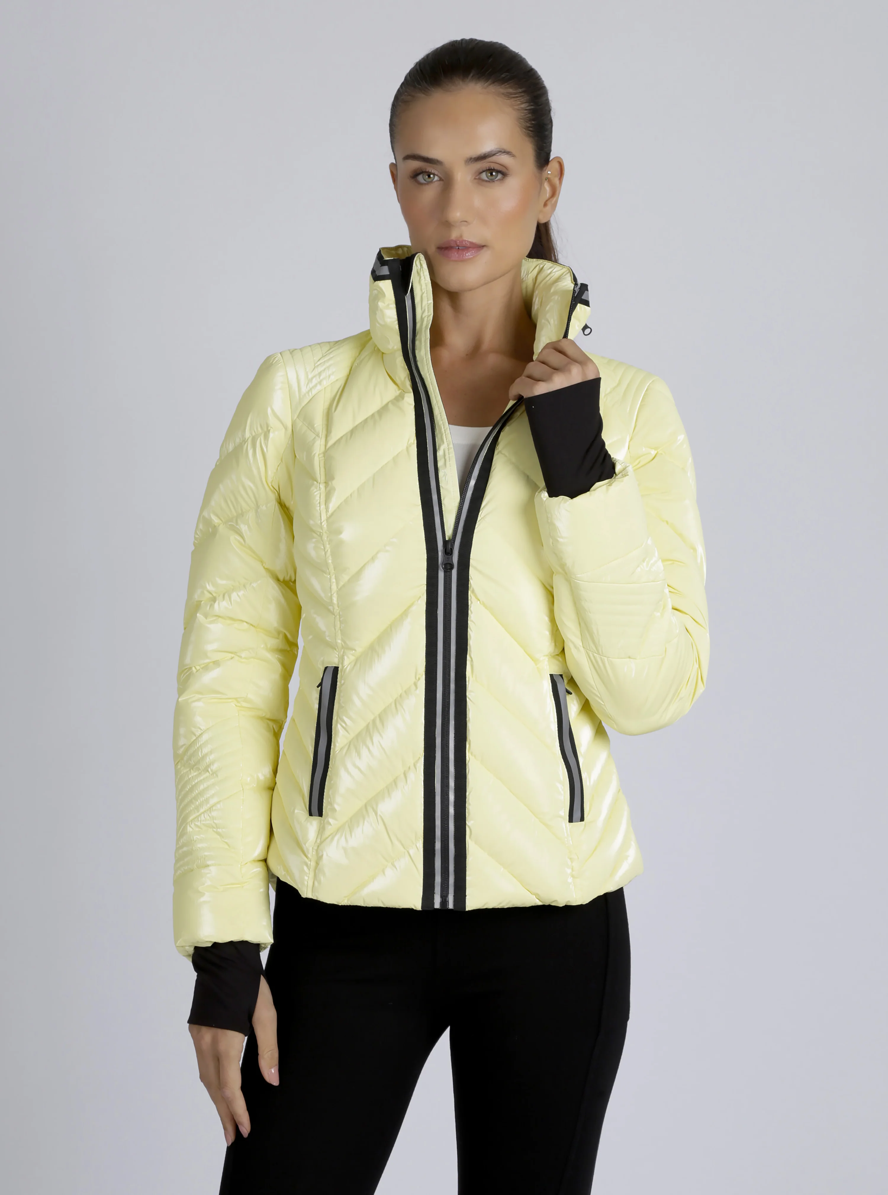 Super Hero Down Filled Puffer With Reflective Trim - Image 14