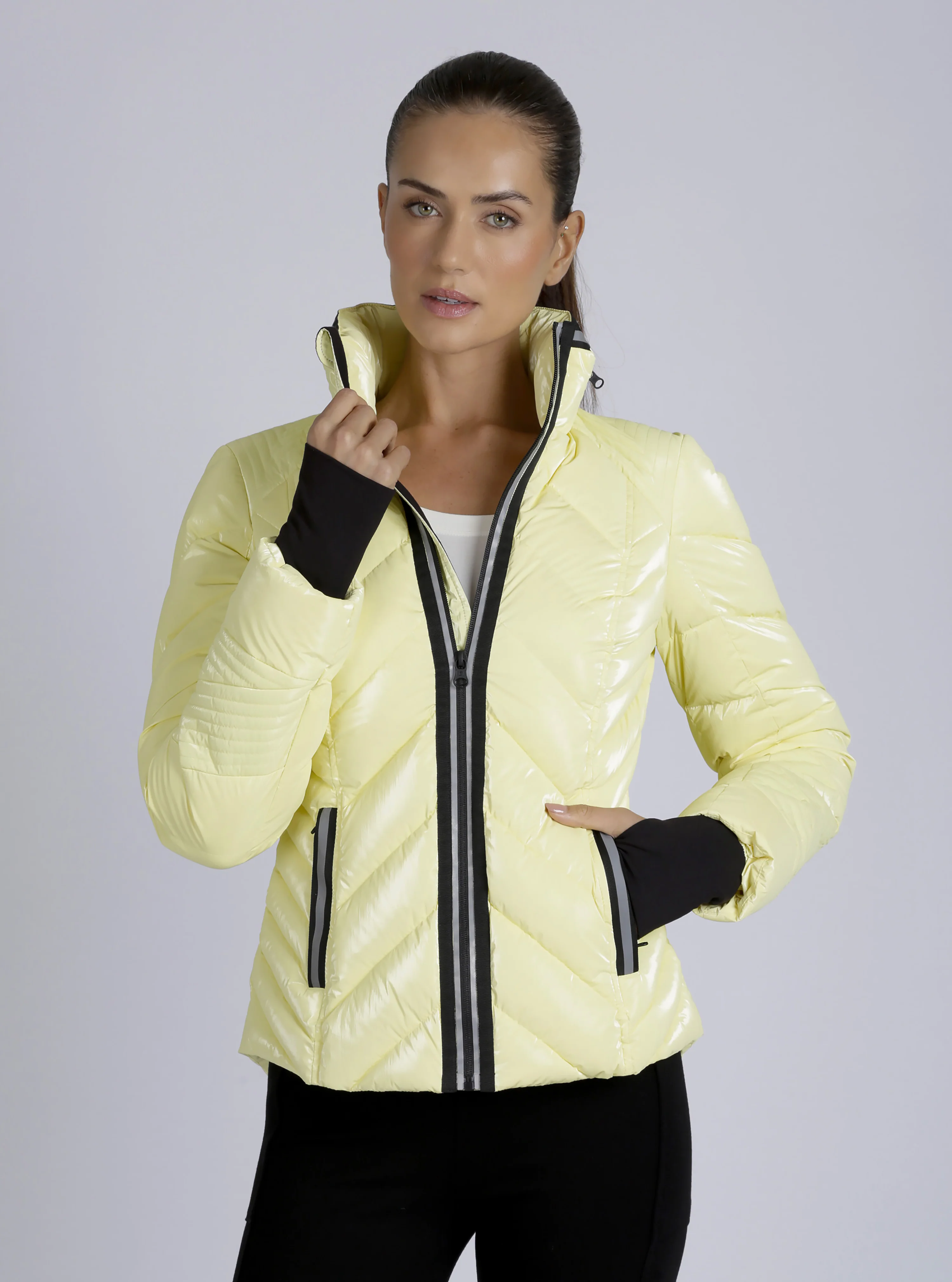 Super Hero Down Filled Puffer With Reflective Trim - Image 16