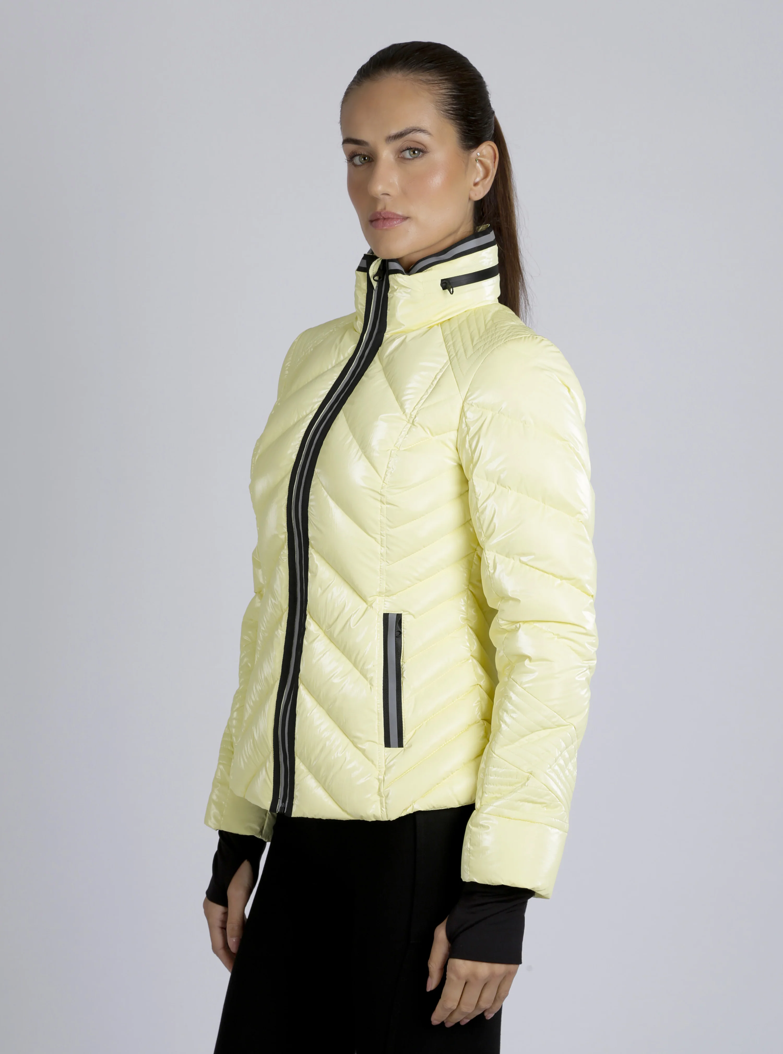 Super Hero Down Filled Puffer With Reflective Trim - Image 17