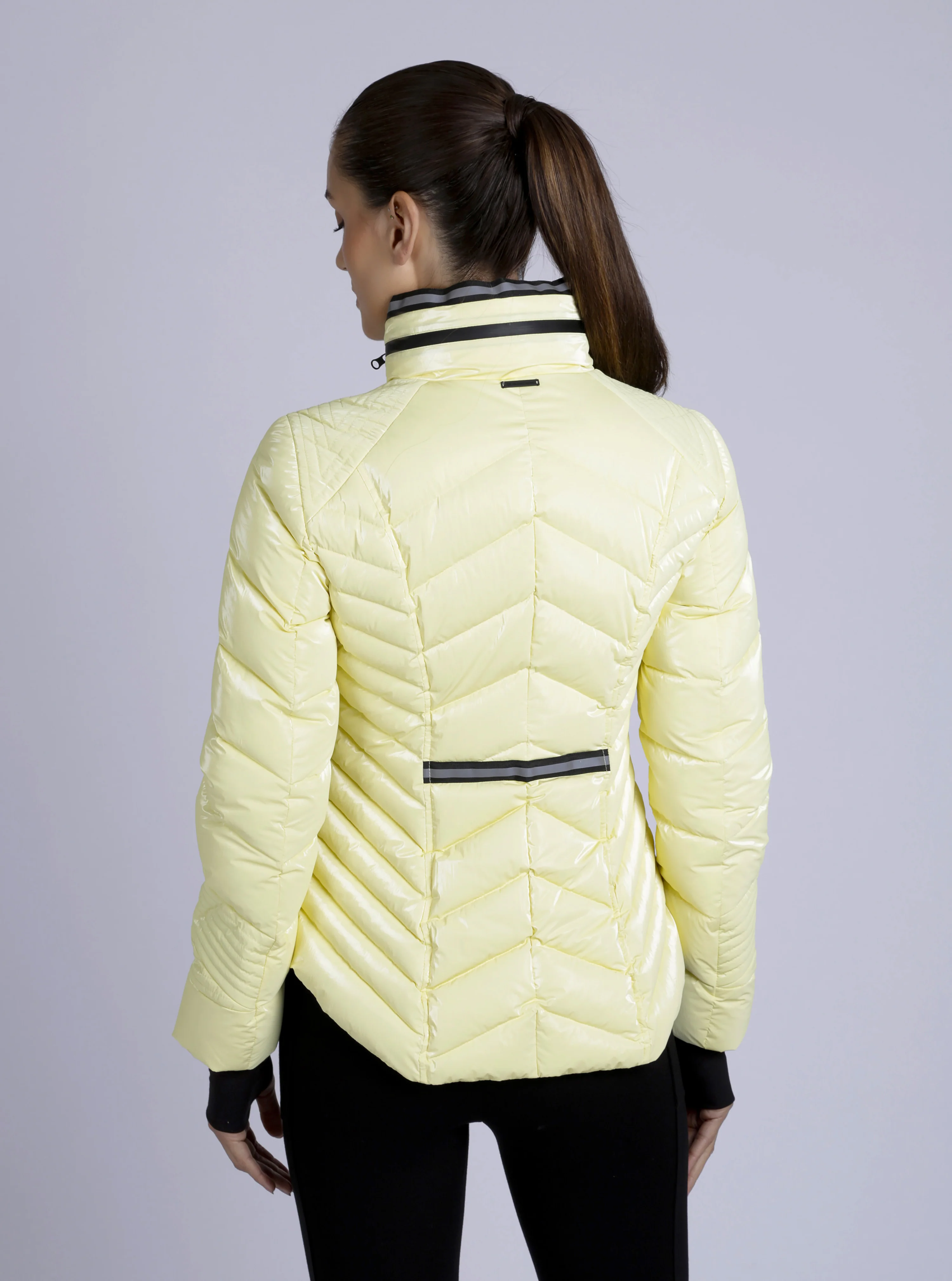 Super Hero Down Filled Puffer With Reflective Trim - Image 18