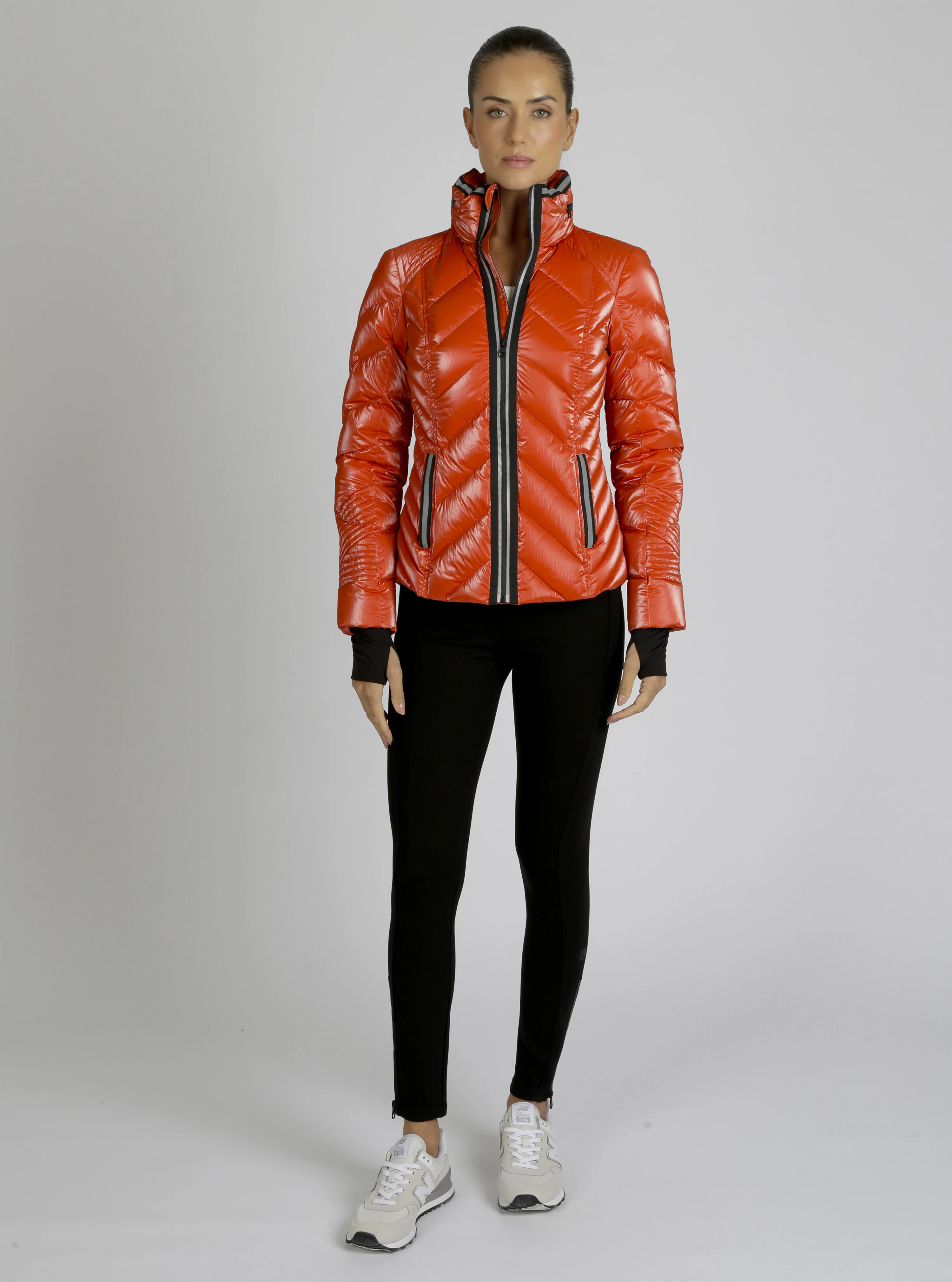 Super Hero Down Filled Puffer With Reflective Trim - Image 19