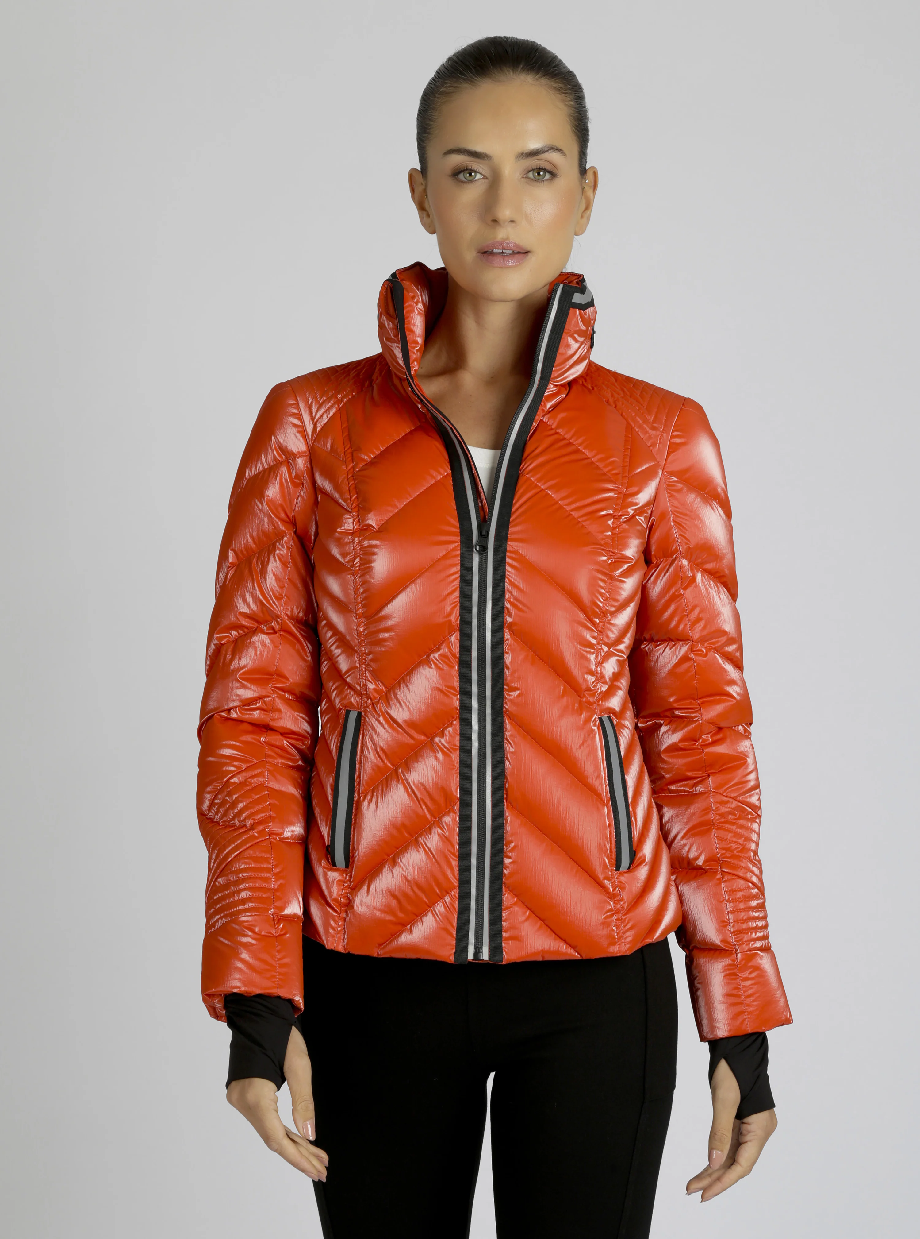 Super Hero Down Filled Puffer With Reflective Trim - Image 22