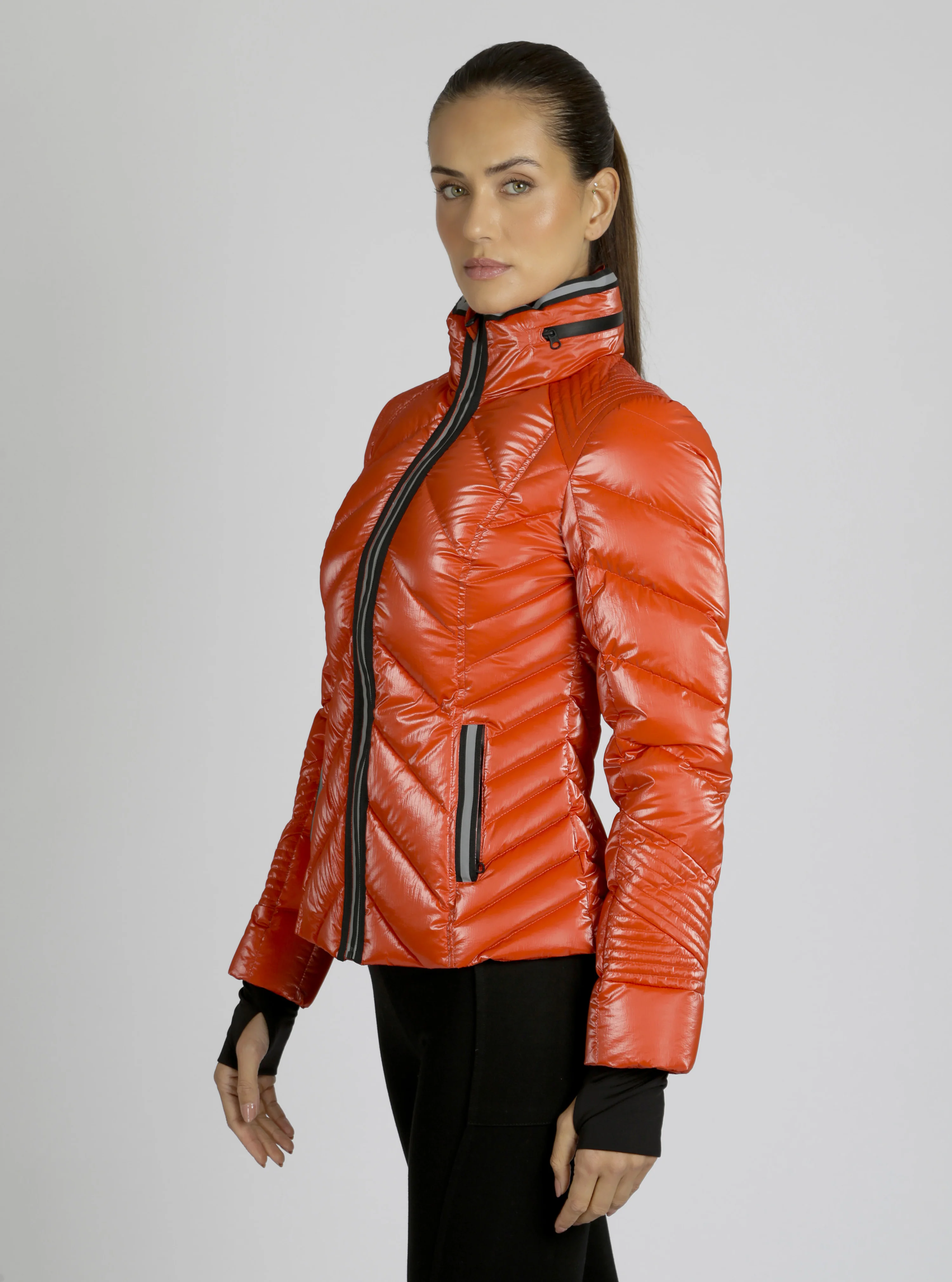 Super Hero Down Filled Puffer With Reflective Trim - Image 23