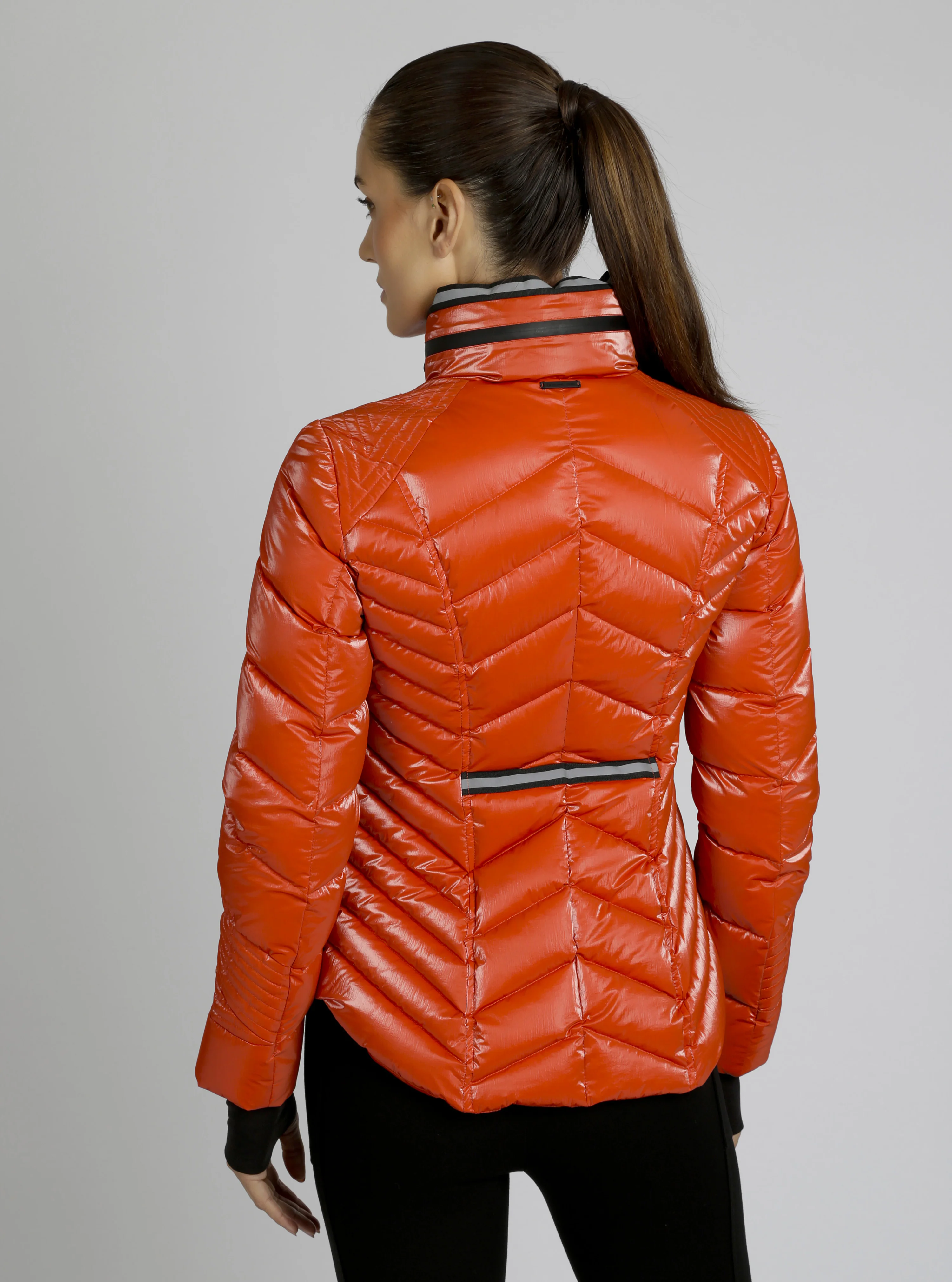 Super Hero Down Filled Puffer With Reflective Trim - Image 24