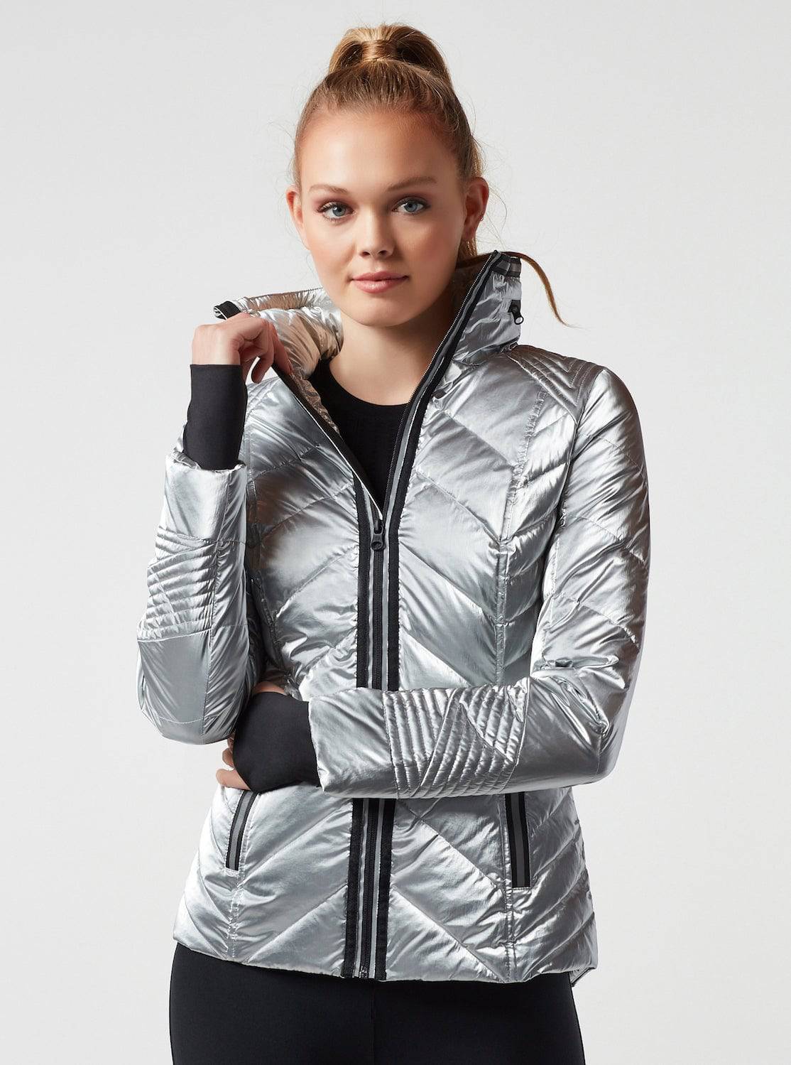 Super Hero Down Filled Puffer With Reflective Trim - Image 5