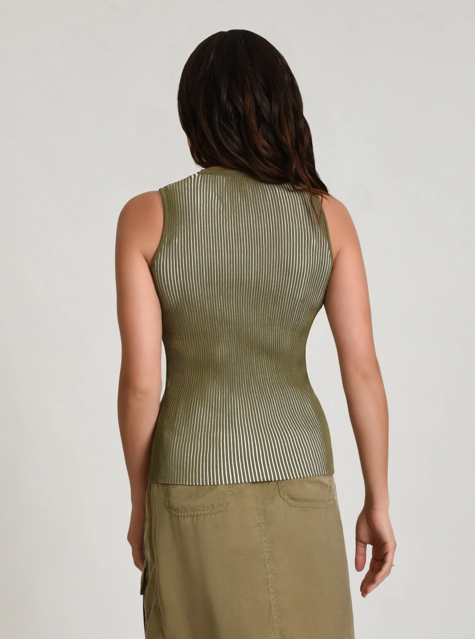 Two Tone Rib Tank - Image 8