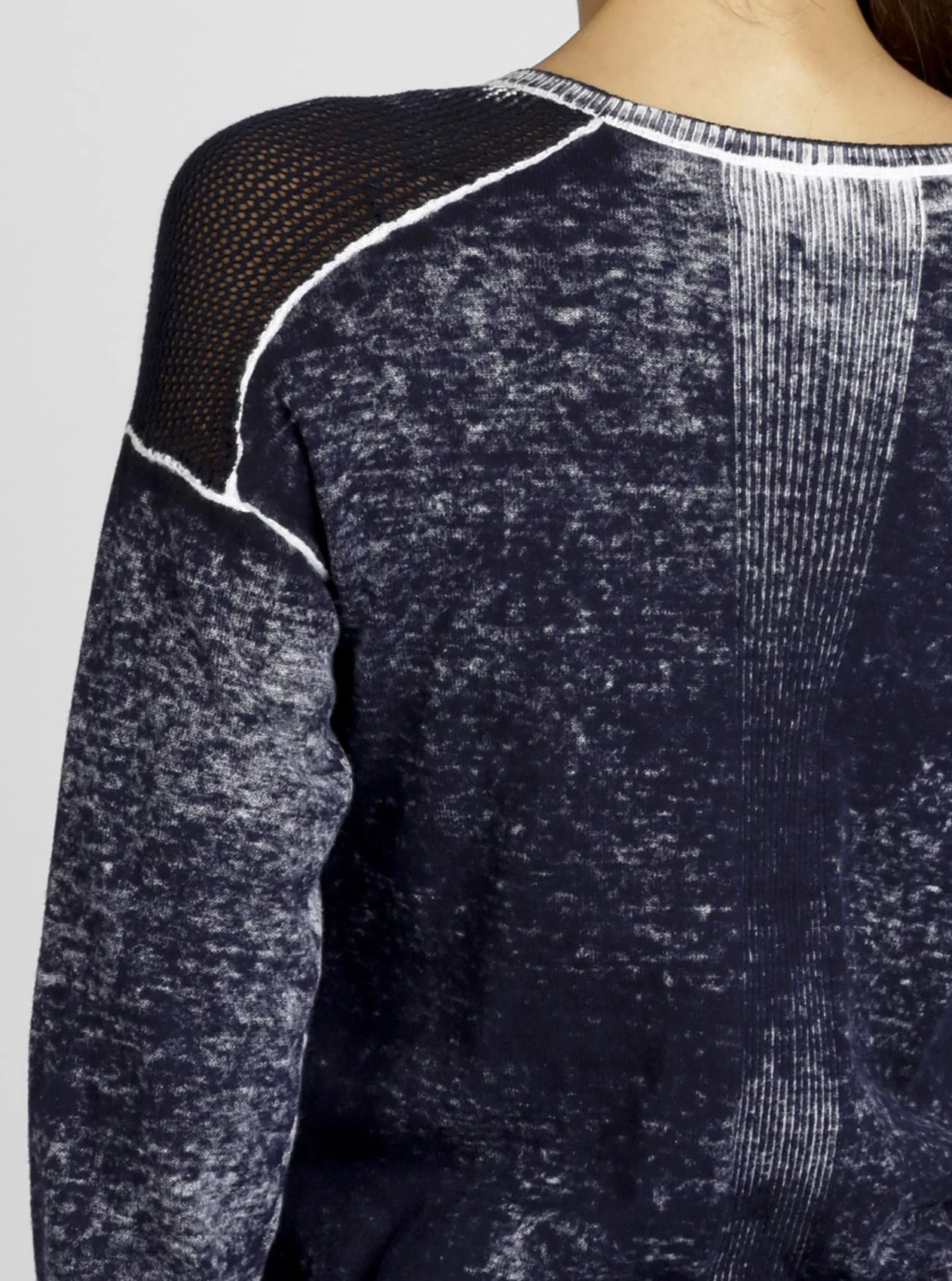 V-Neck Cotton Huntress Sweater - Cranberry, Navy or Black - FINAL SALE - Image 11