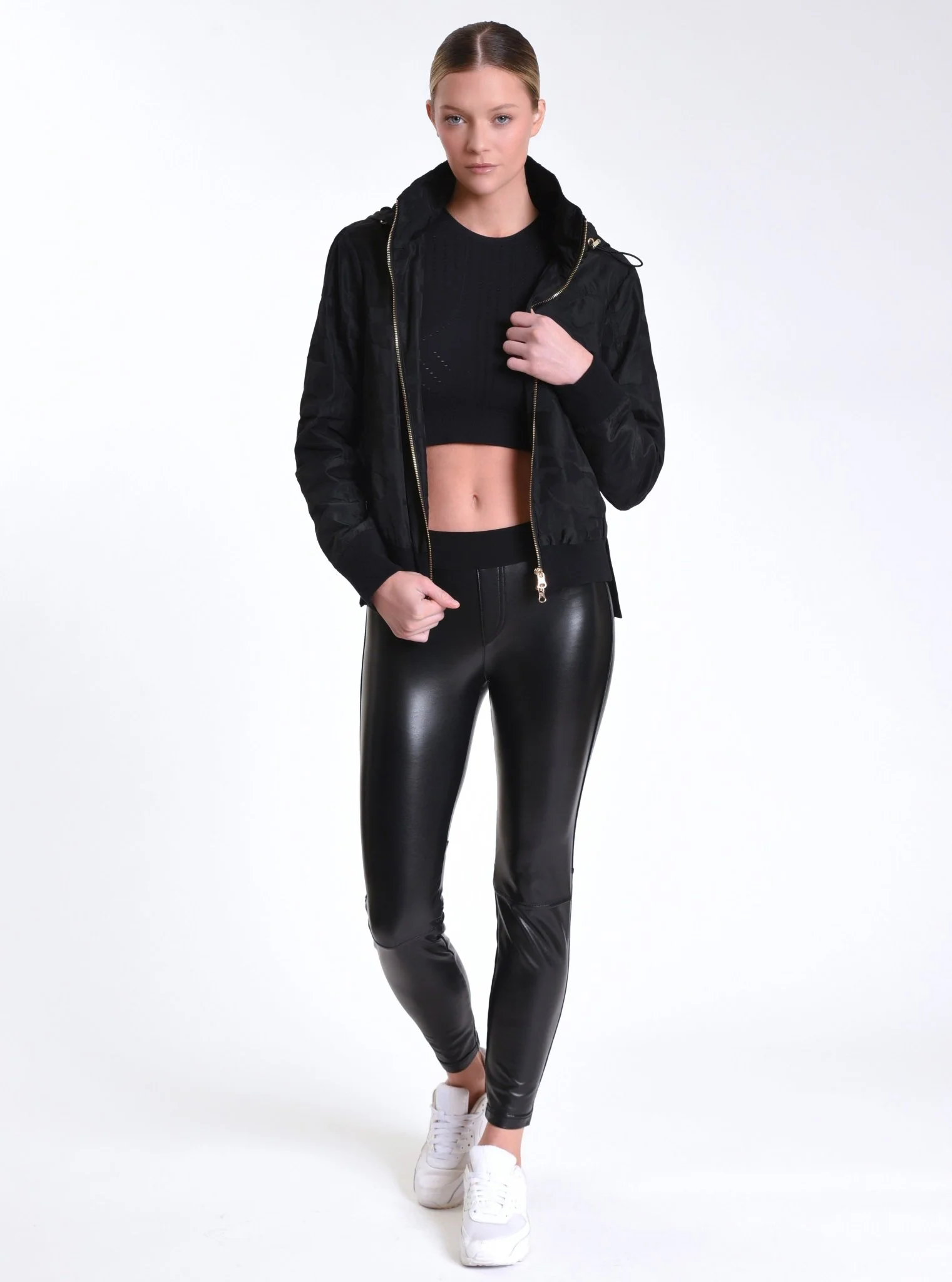 Violette Gold Camo Bomber - FINAL SALE - Image 5