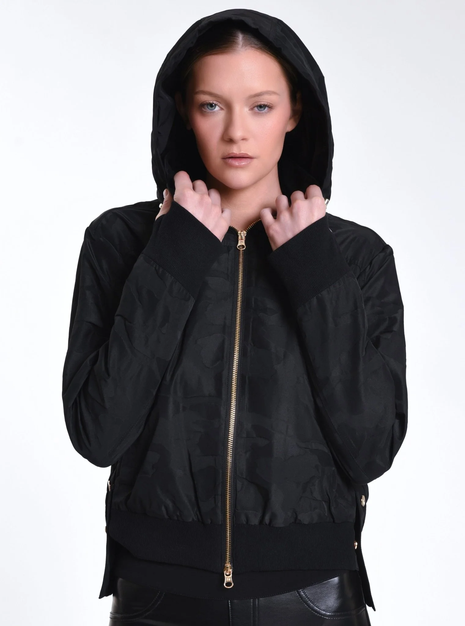 Violette Gold Camo Bomber - FINAL SALE - Image 7