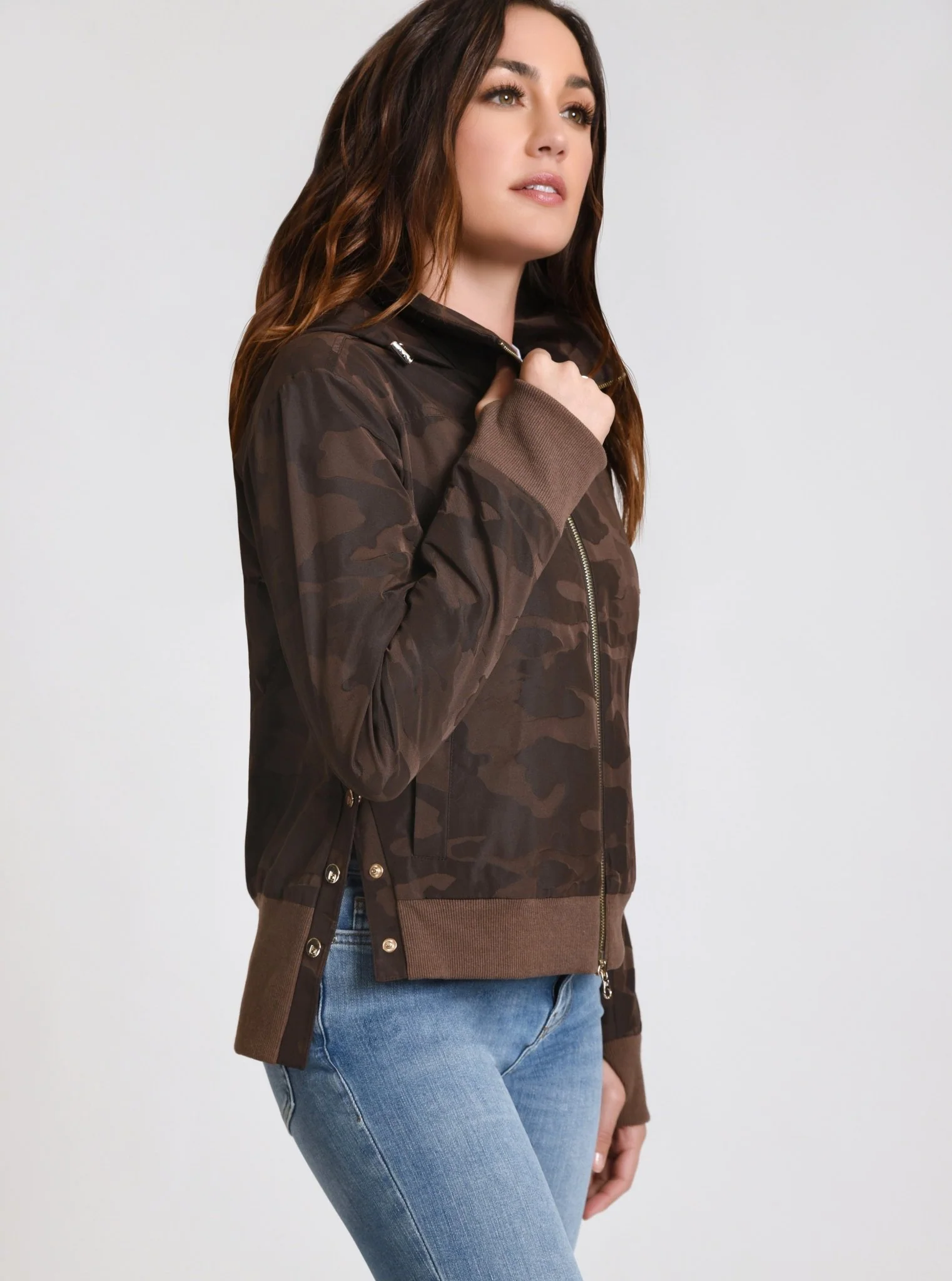 Violette Gold Camo Bomber - FINAL SALE - Image 8