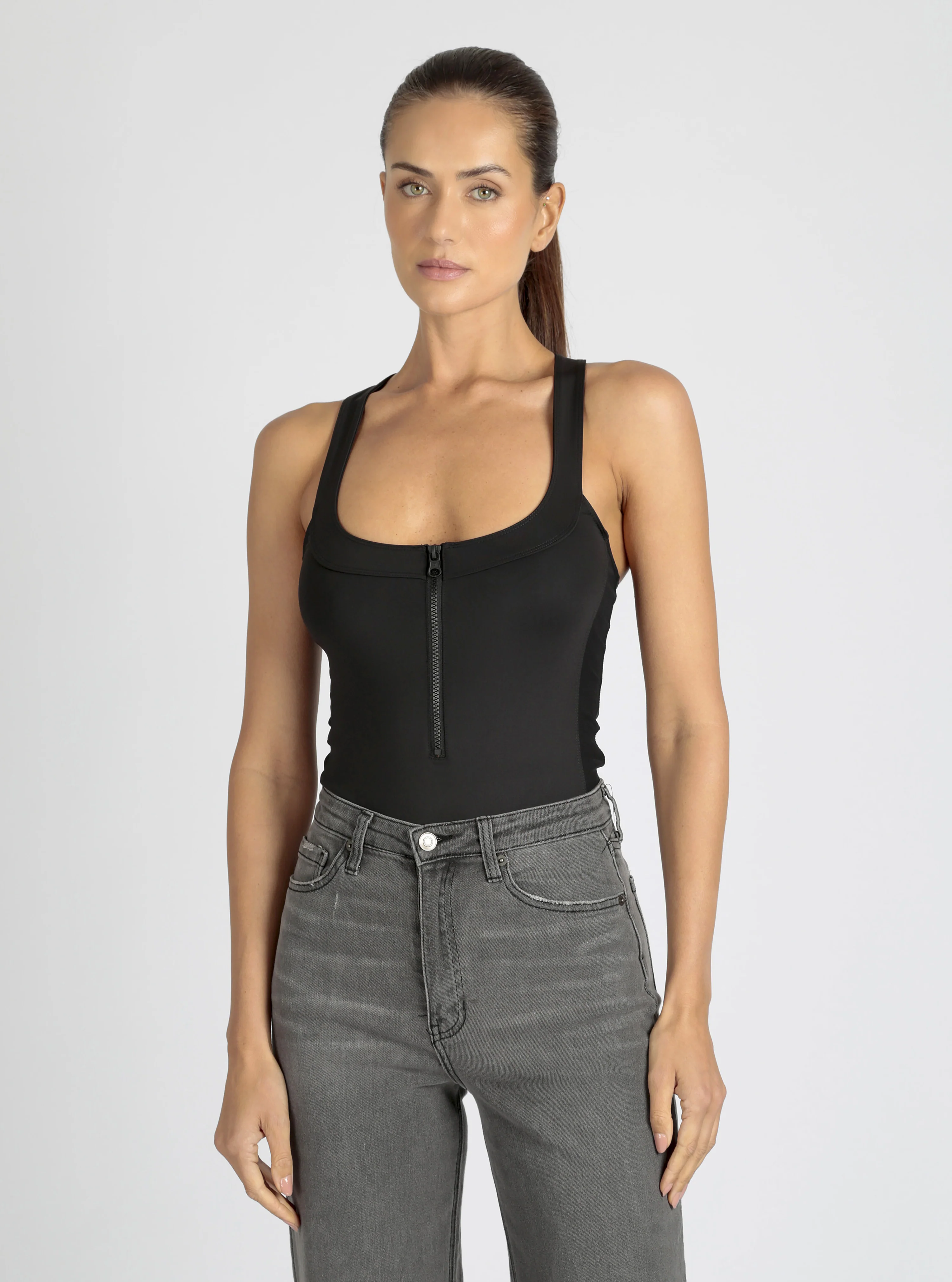 Zip Front Bodysuit - Image 3